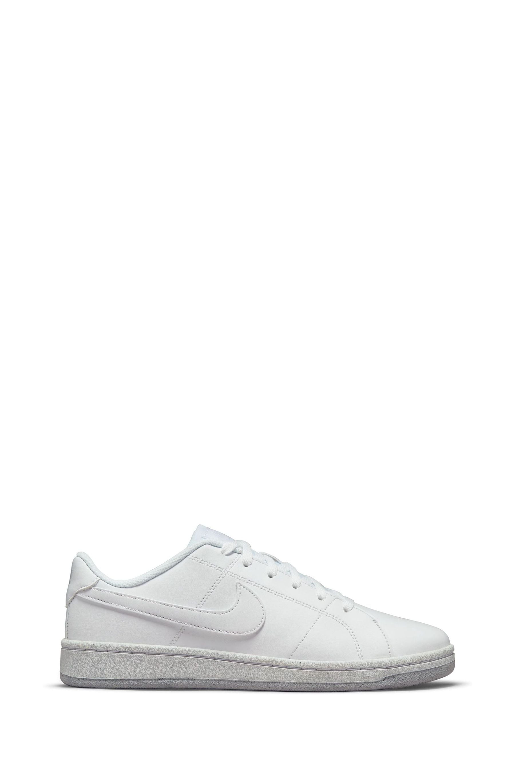 nike court royale white sneakers