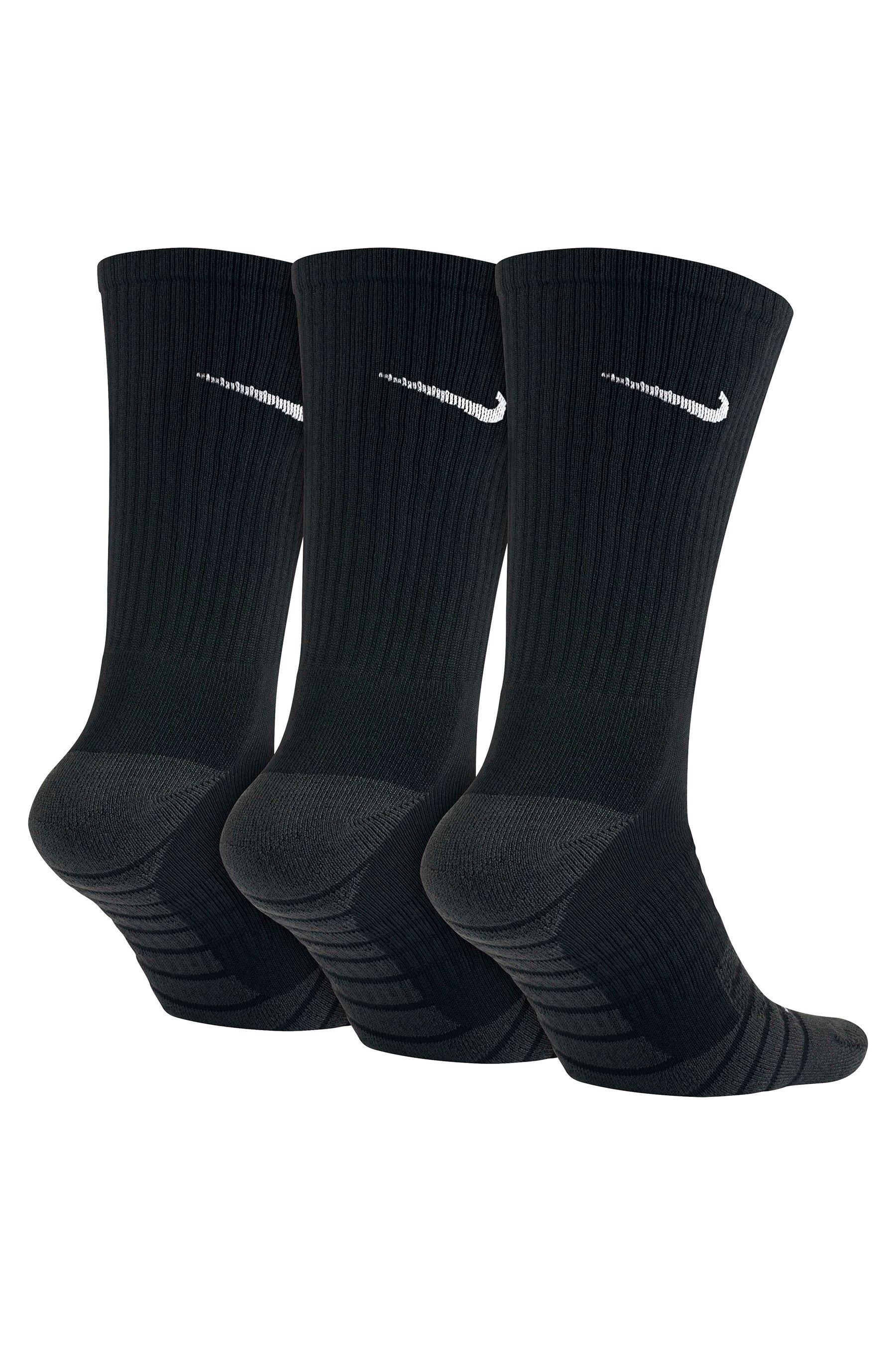 Buy Nike Black Cushioned Crew Socks 3 Pack from the Next UK online shop