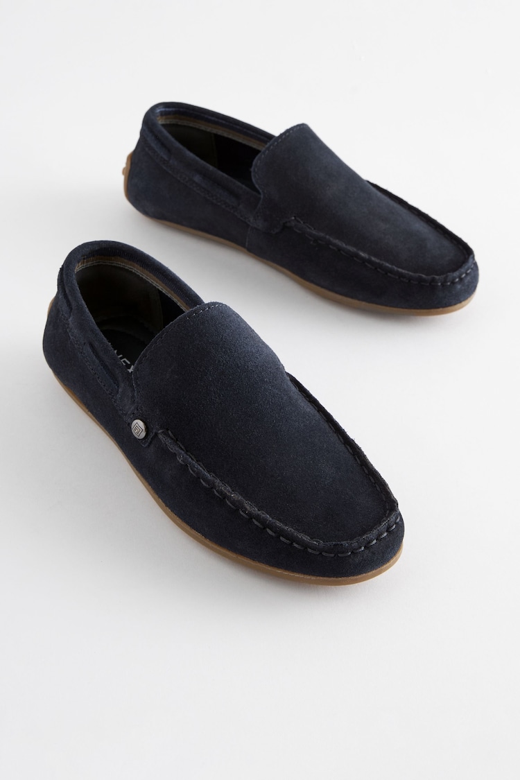 Ante azul marino - Mocasines - Imagen 1 de 1