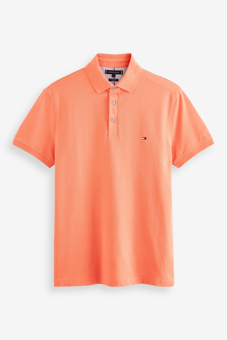 Кораллово-розовый - Tommy Hilfiger 1985 Тонкая рубашка-поло - Image 1 of 1