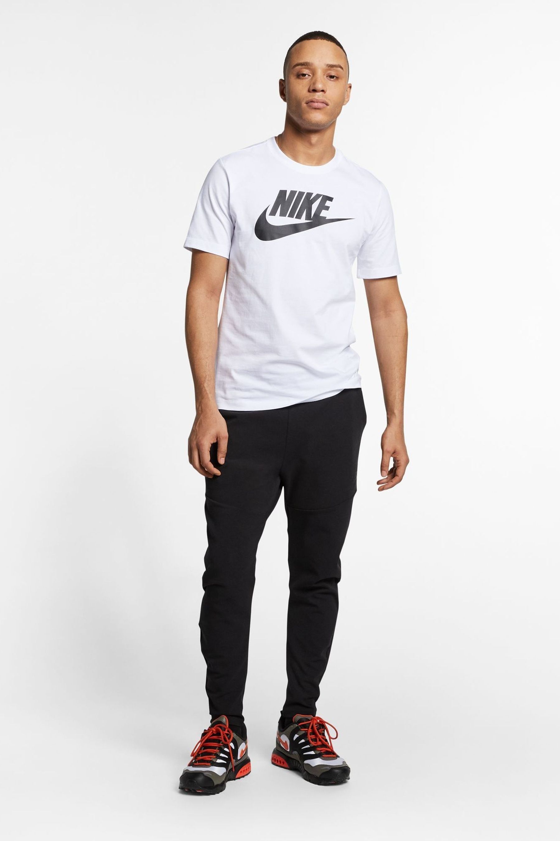 Buy Nike White Icon Futura T-Shirt from the Next UK online shop