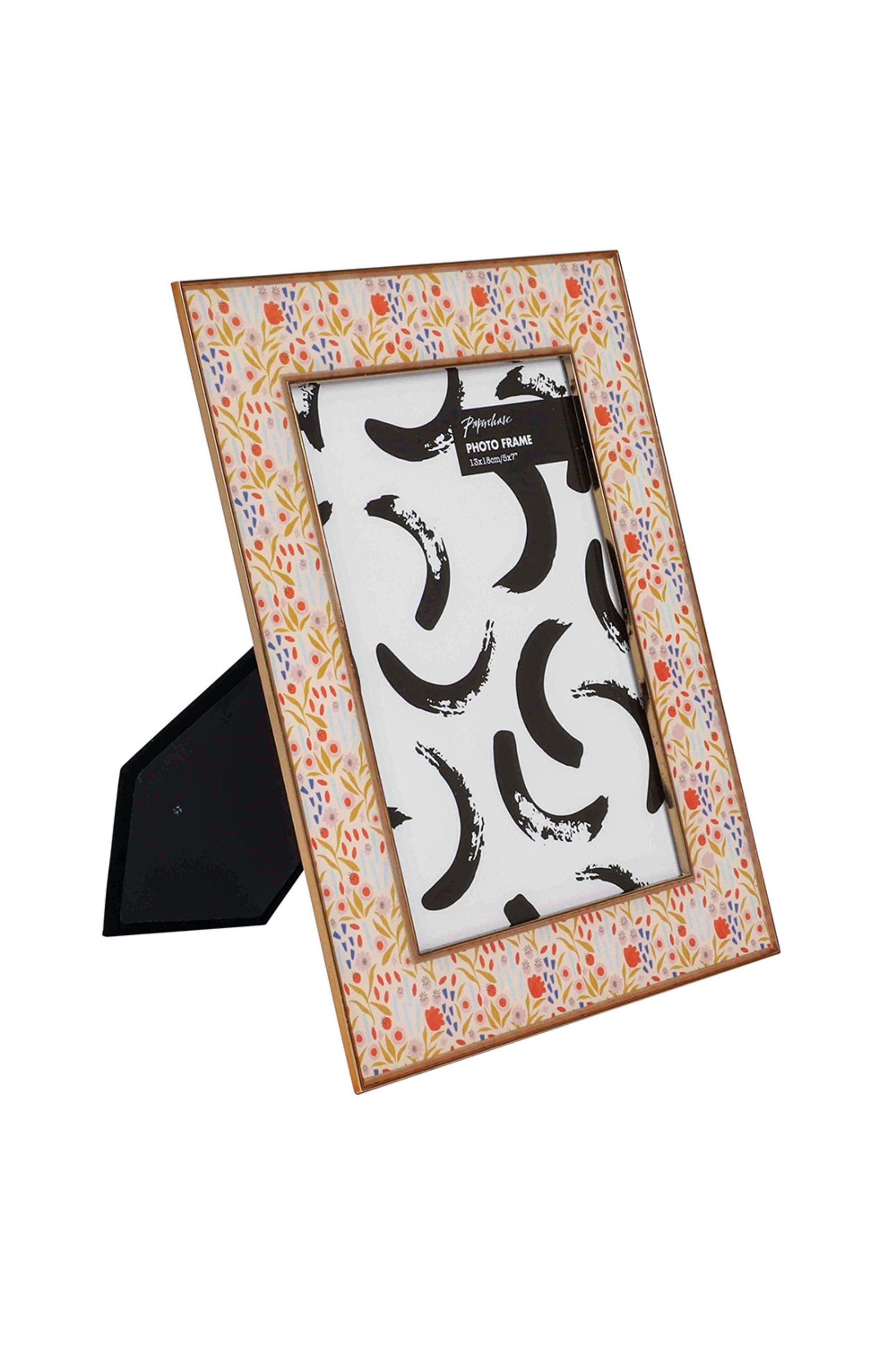 Buy Paperchase Yellow Floral Enamel 5x7 Inch Photo Frame from the Next