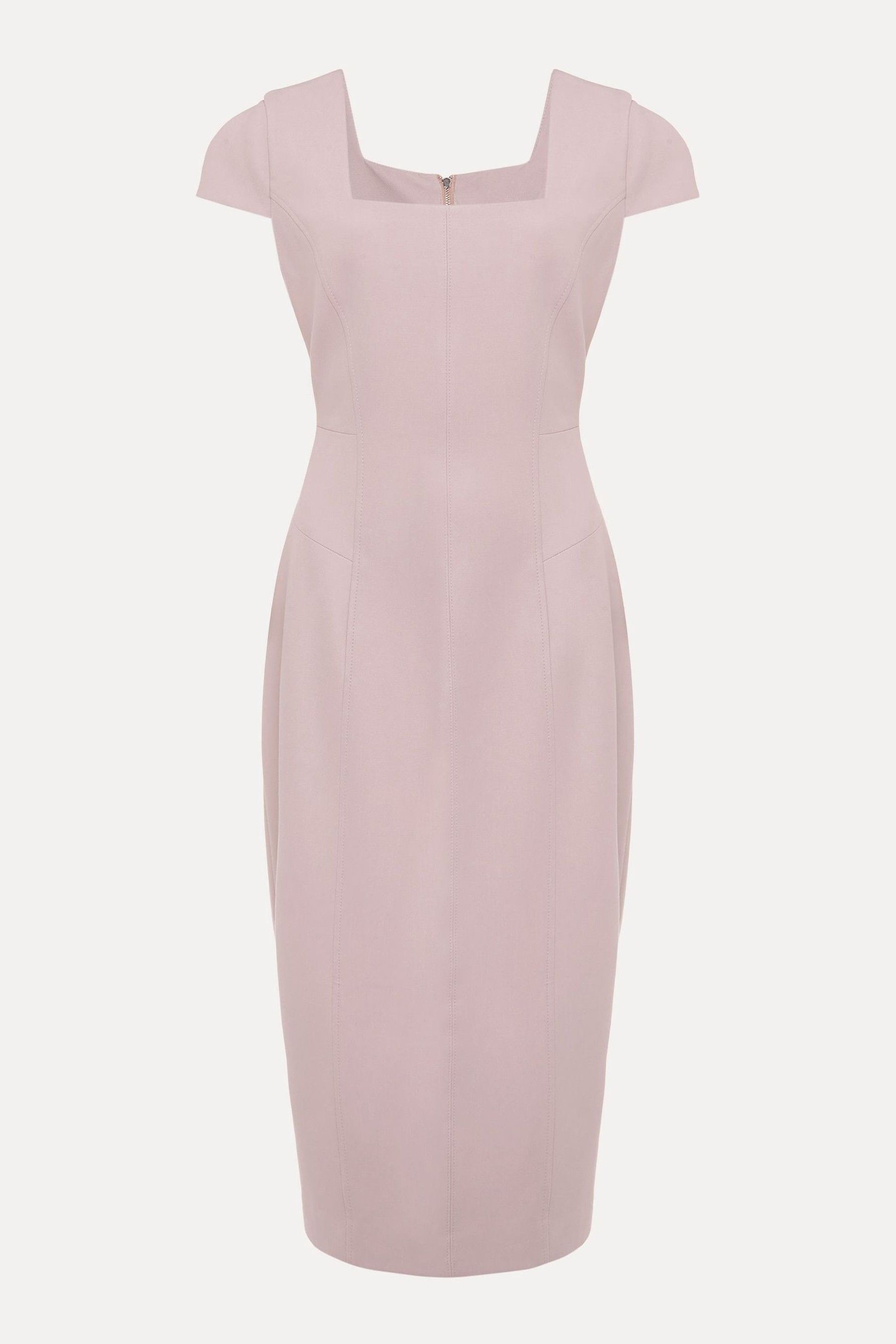 Buy Phase Eight Pink Eira Zip Back Midi Dress from the Next UK online shop