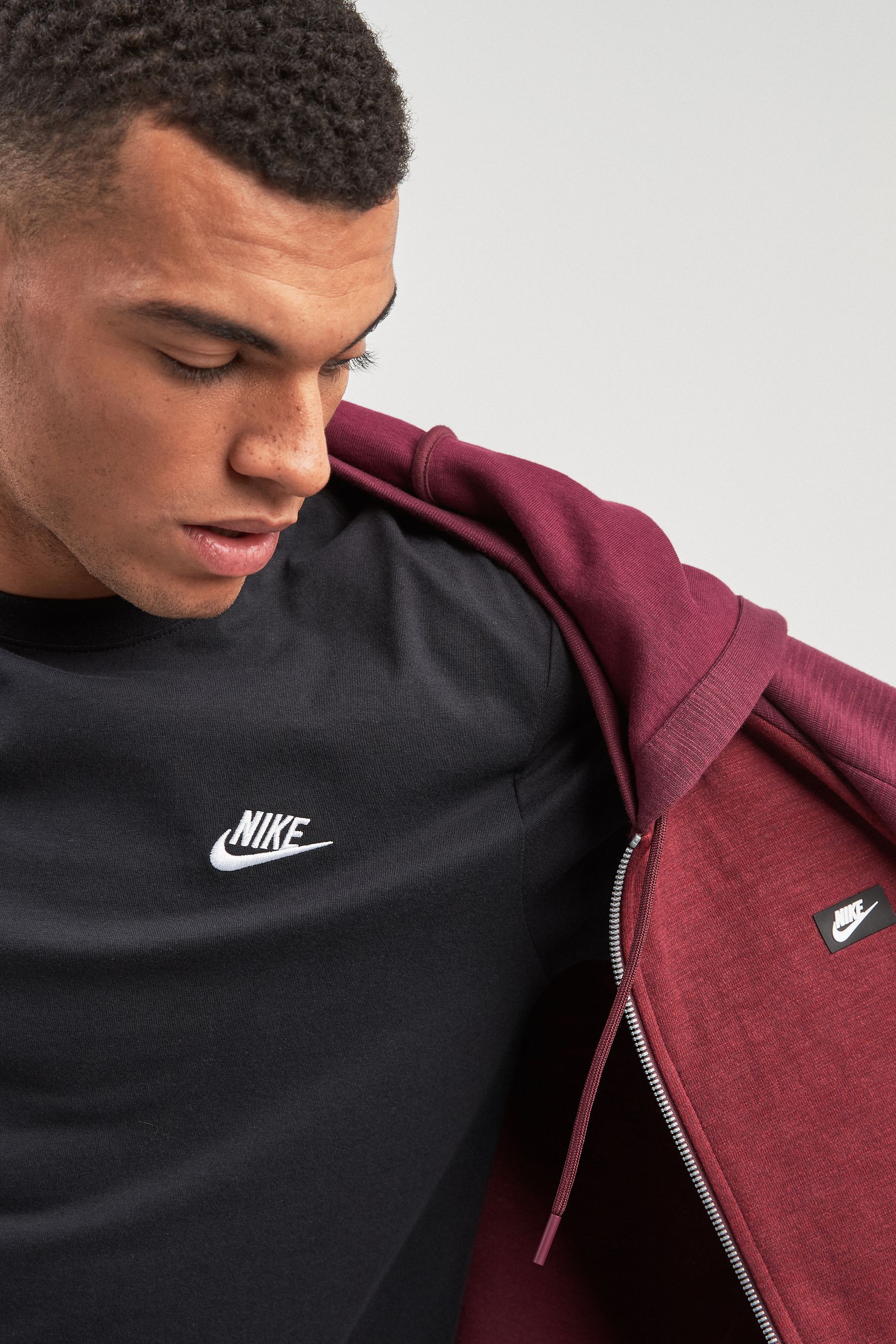Buy Nike Black Club Long Sleeve T-Shirt from the Next UK online shop
