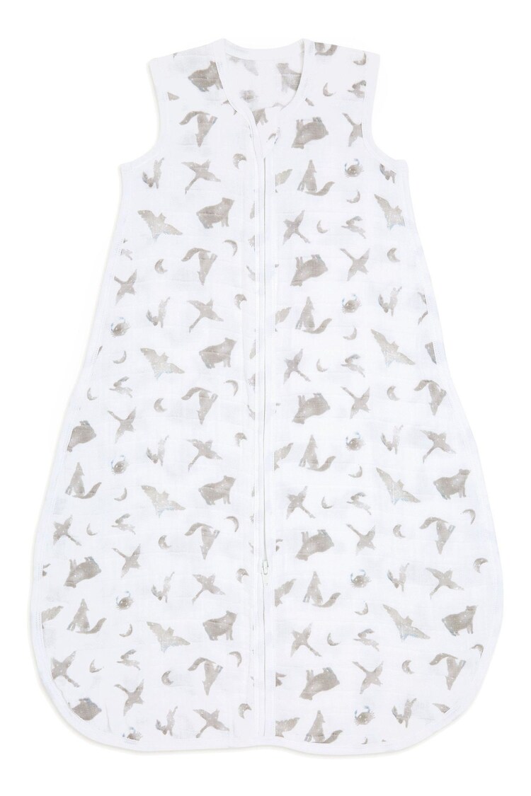 aden + anais White 1.0 TOG Cotton Muslin Sleeping Bag - Image 1 of 1