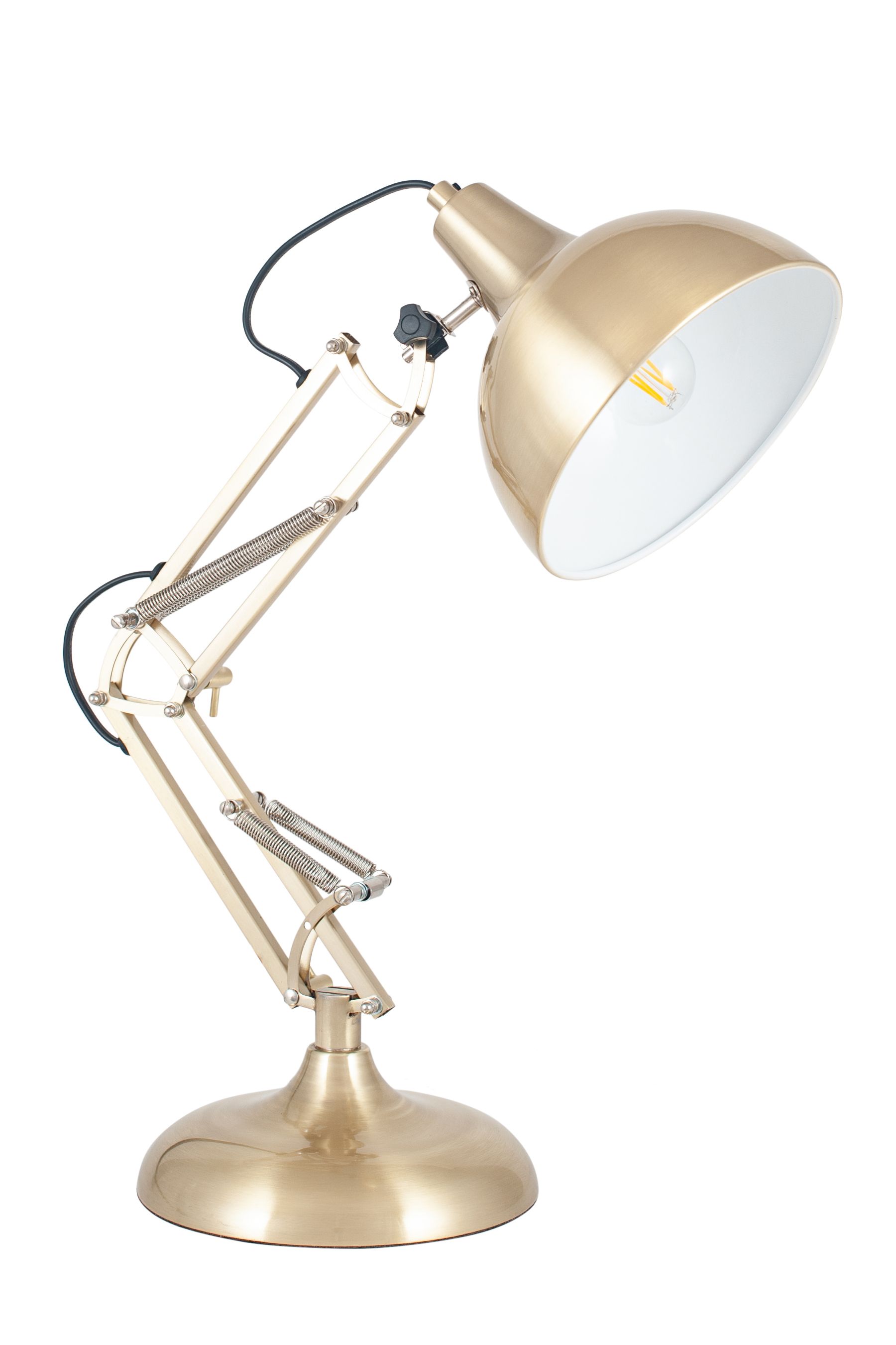 Buy Pacific Brass Brushed Chrome Task Table Lamp from the Next UK