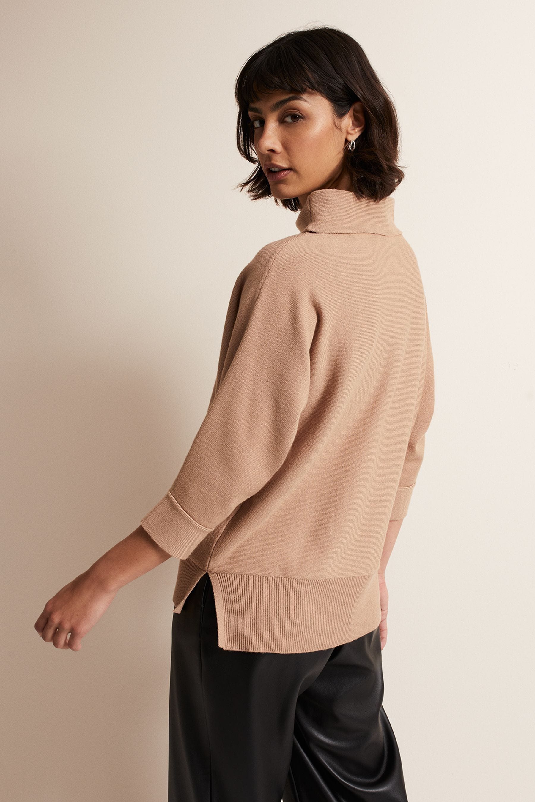 Buy Phase Eight Neutral Salima Brown Knitted Jumper from the Next UK