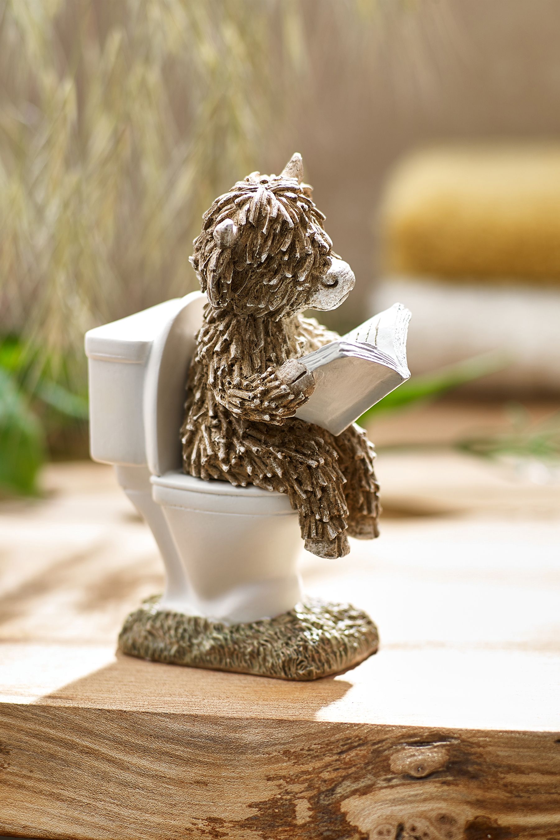 Buy Natural Hamish the Highland Cow Bathroom Ornament from the Next UK online shop