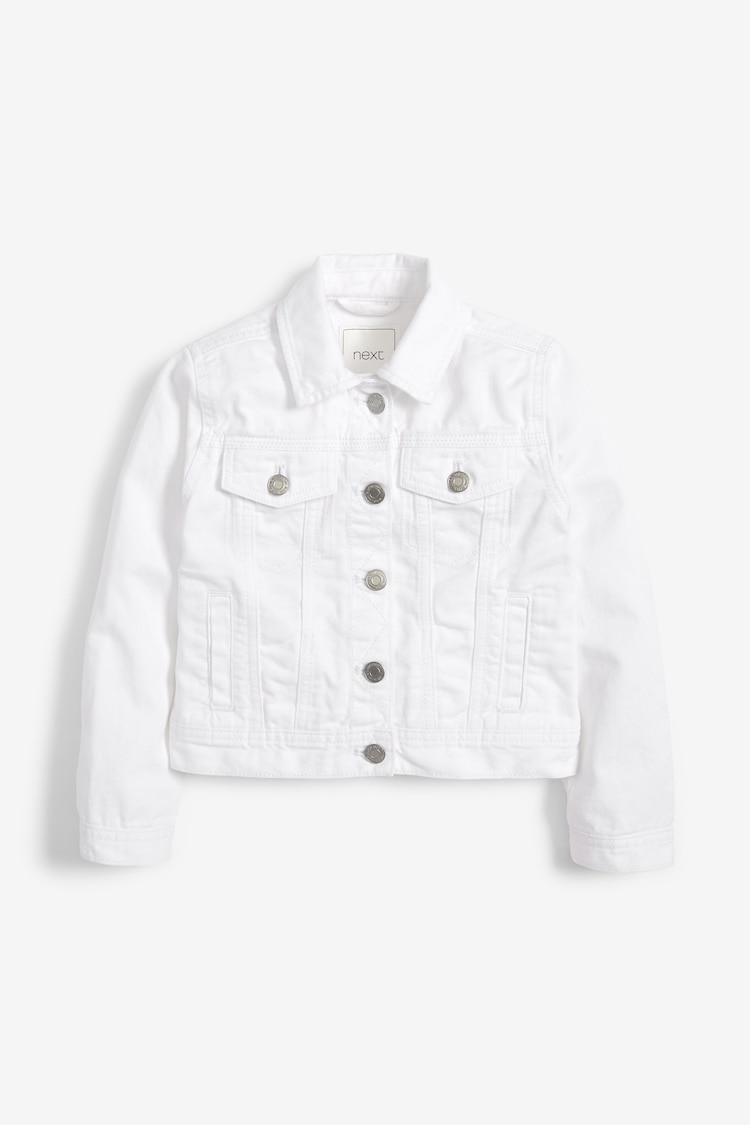 White Western 100% Cotton Jacket (3-16yrs) - Image 1 of 1