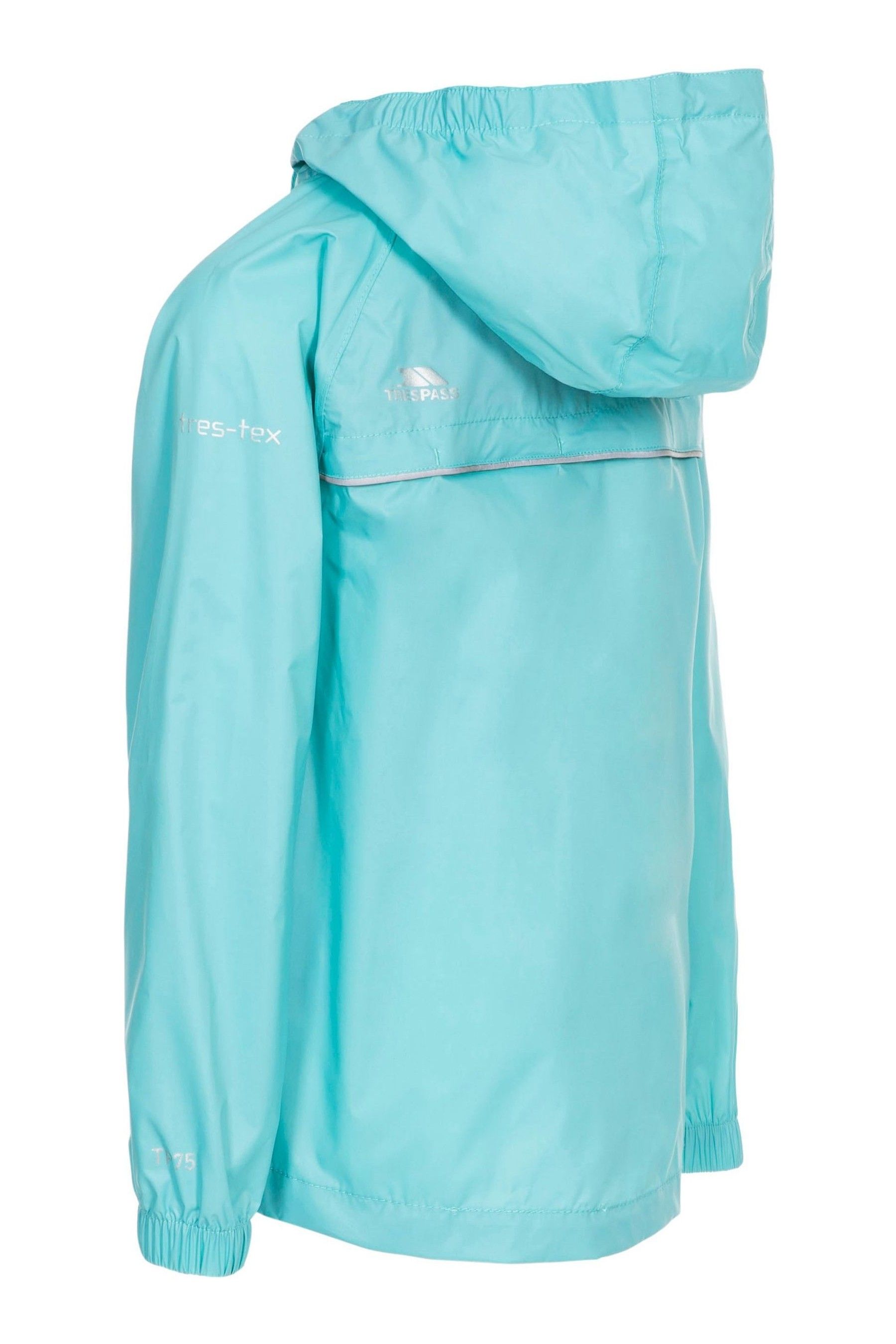 Trespass Qikpac - Veste Imperméable Pliable Ultra-Légère Homme/Femme Avec Capuche - Parfaite Pour La Pluie Et Les Randonnées