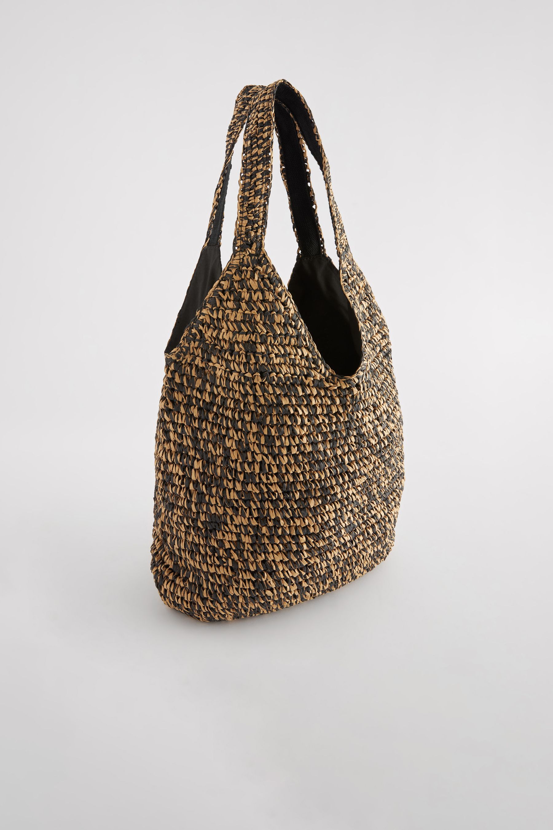 Buy Monochrome Straw Shoulder Bag from the Next UK online shop