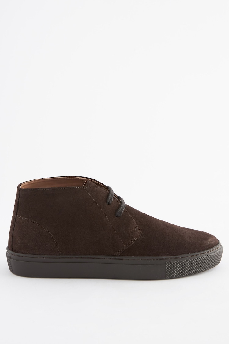 Brown Mid Boots - Image 1 of 1 Brown Mid Boots - Image 1 of 1