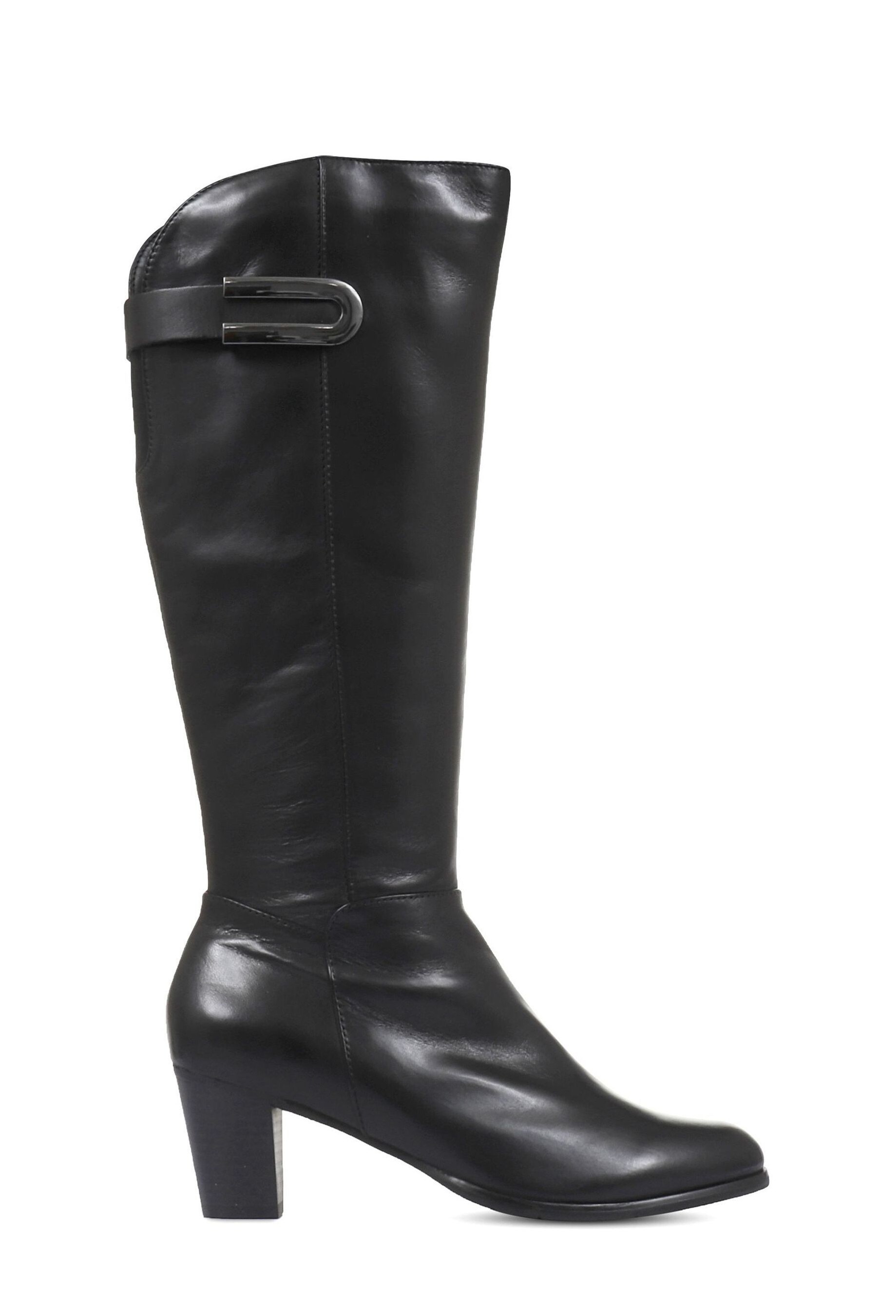 Buy Regarde Le Ciel Sonia 05 Heeled Leather Knee High Boots from the ...
