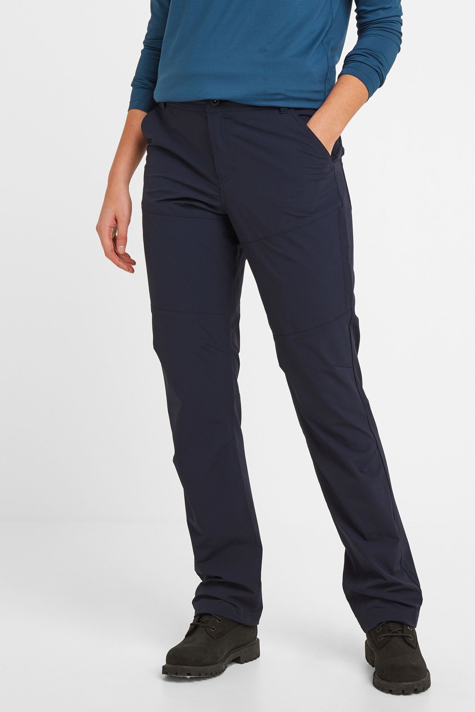 Buy Tog 24 Womens Blue Denver Tech Regular Walking Trousers from the