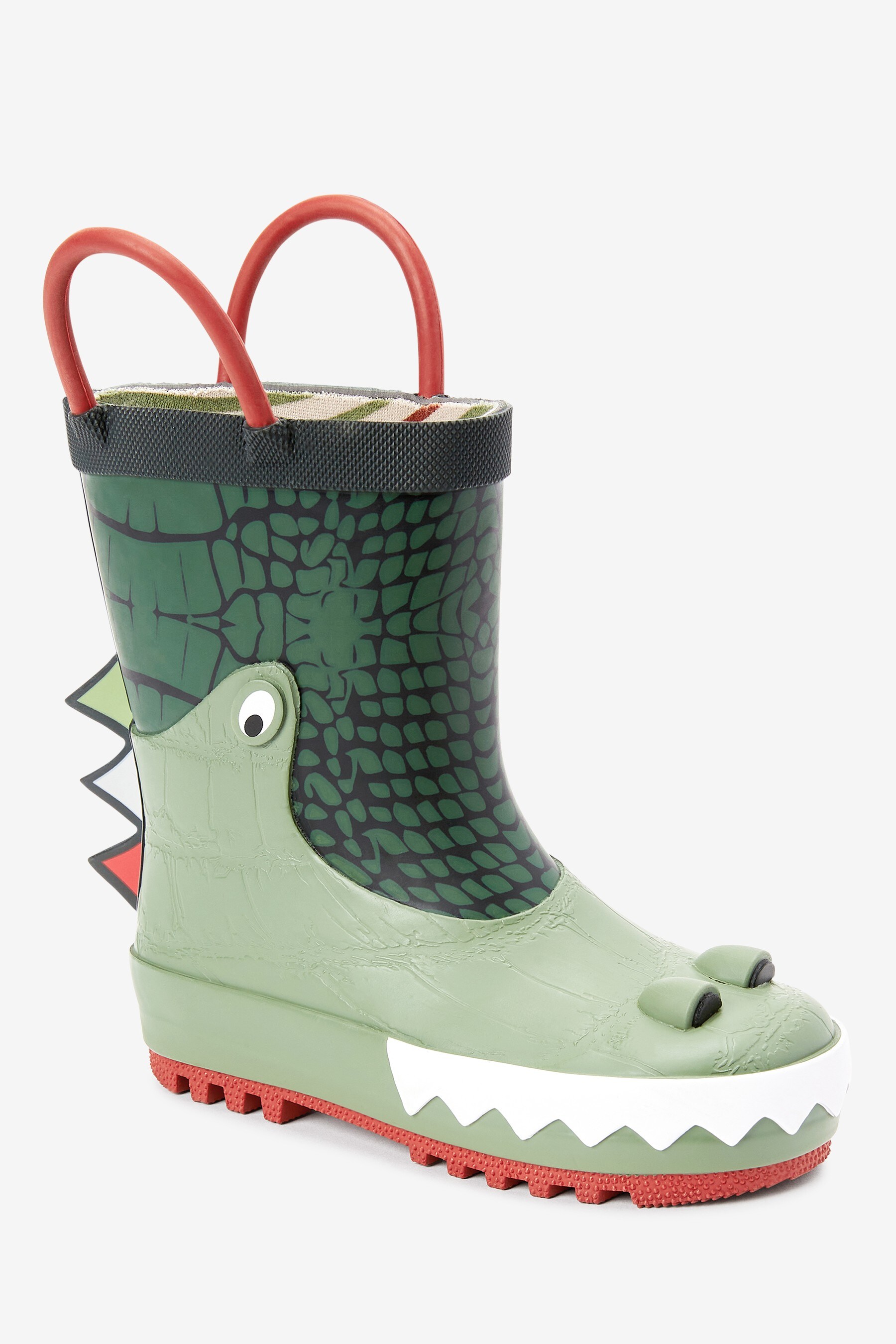 Buy Green Crocodile Handle Wellies from Next Ireland