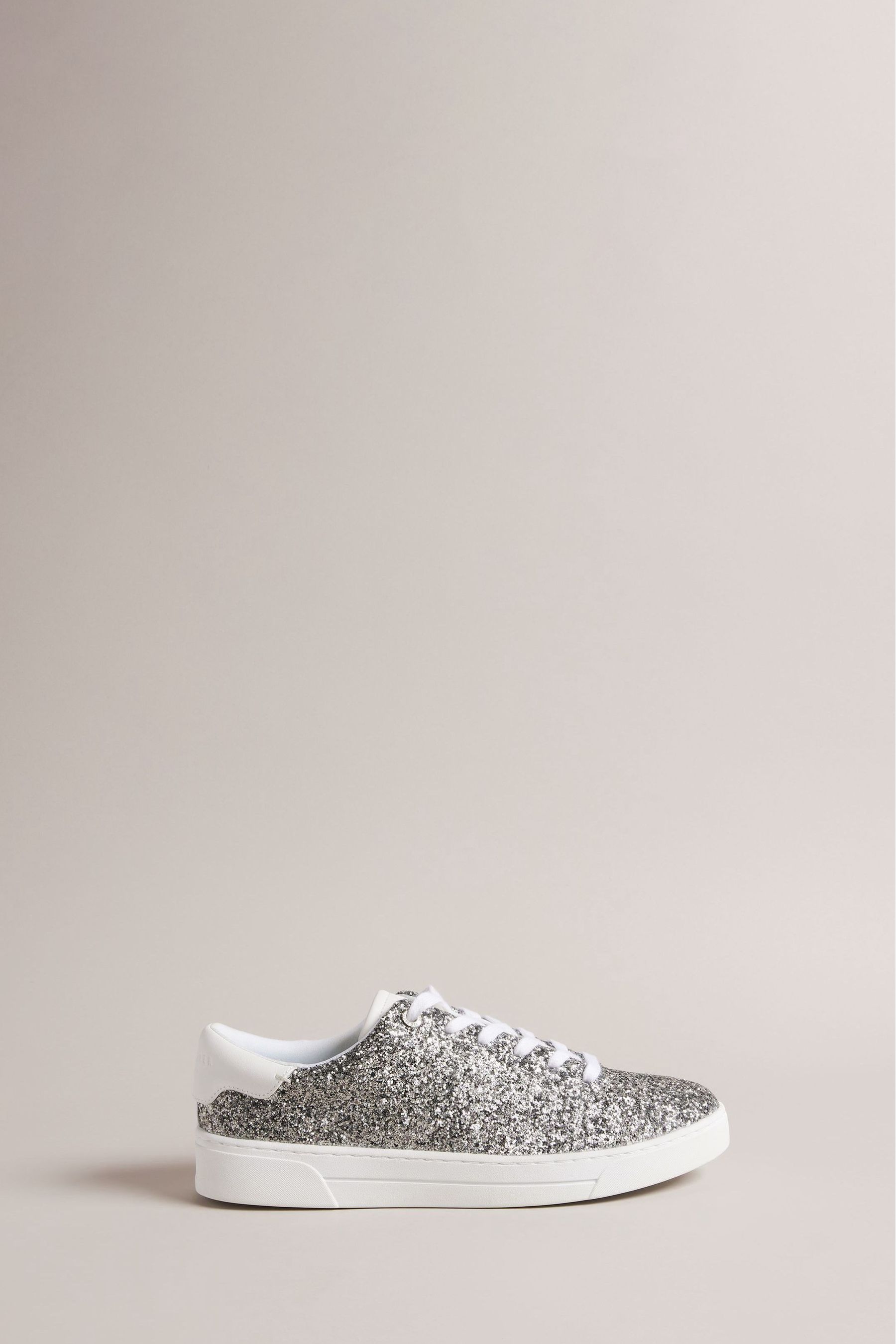 Ted baker silver sparkle trainers deals