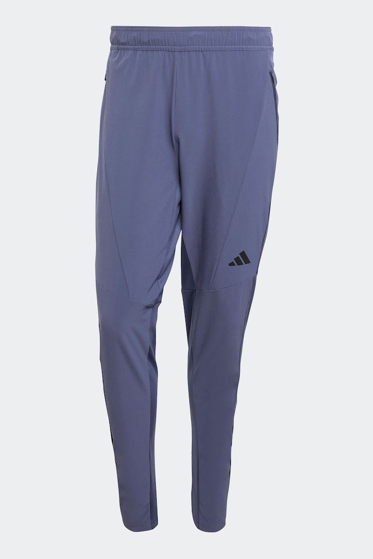 adidas Blue Designed for Training Hybrid Joggers - Image 1 of 1