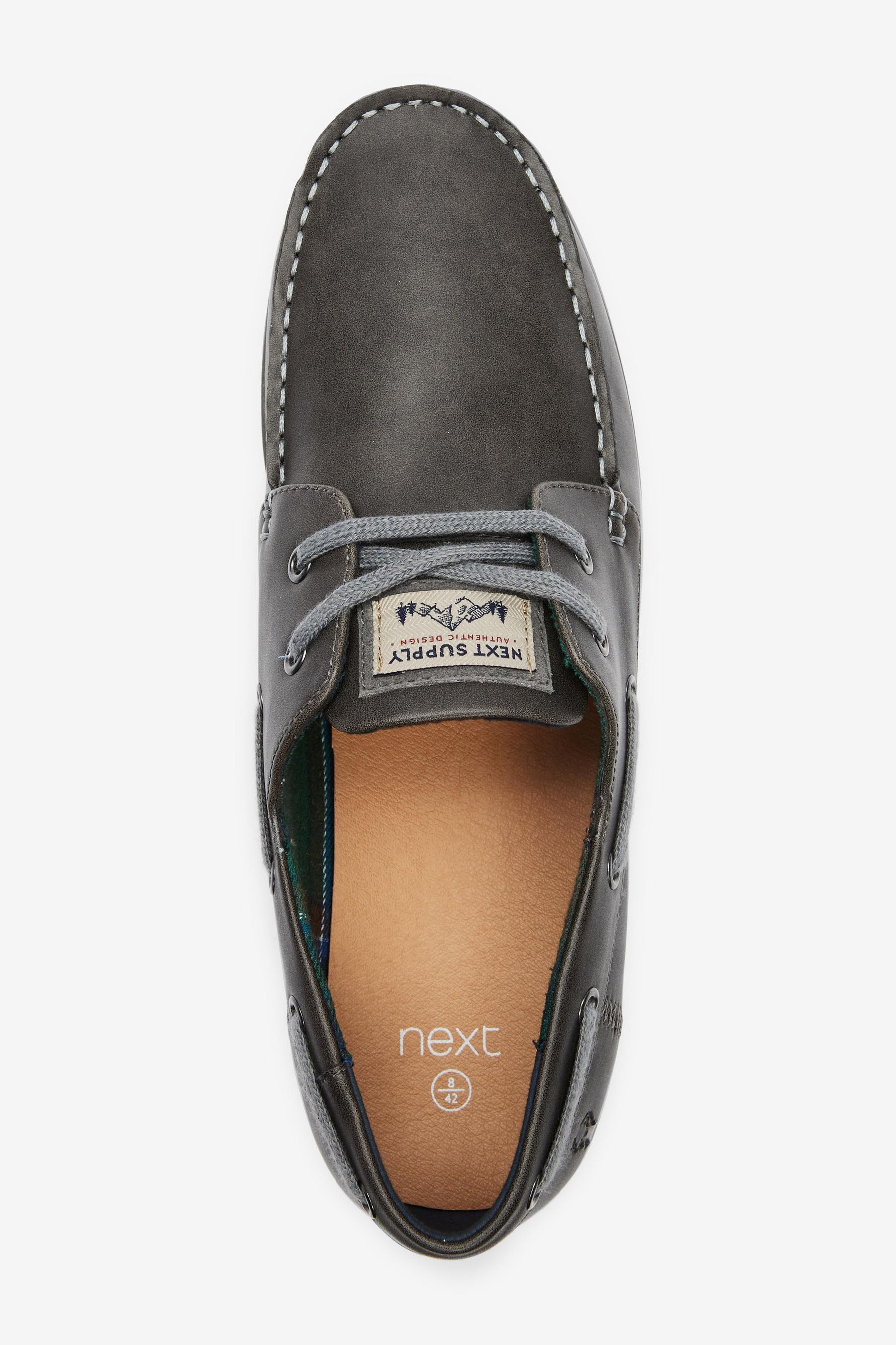 Buy Grey Boat Shoes from Next Ireland