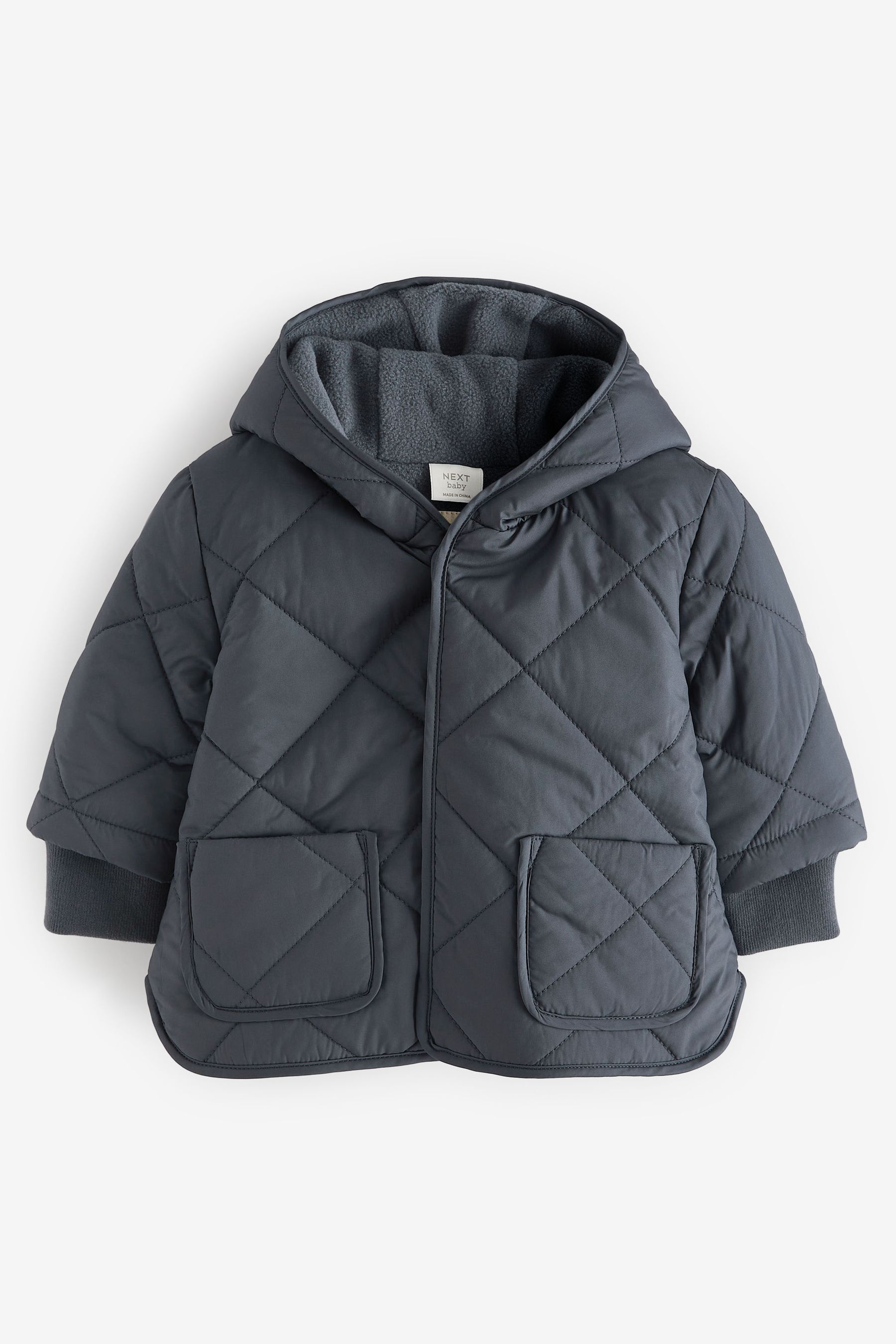 Buy Charcoal Grey Baby Quilted Jacket (0mths2yrs) from the Next UK