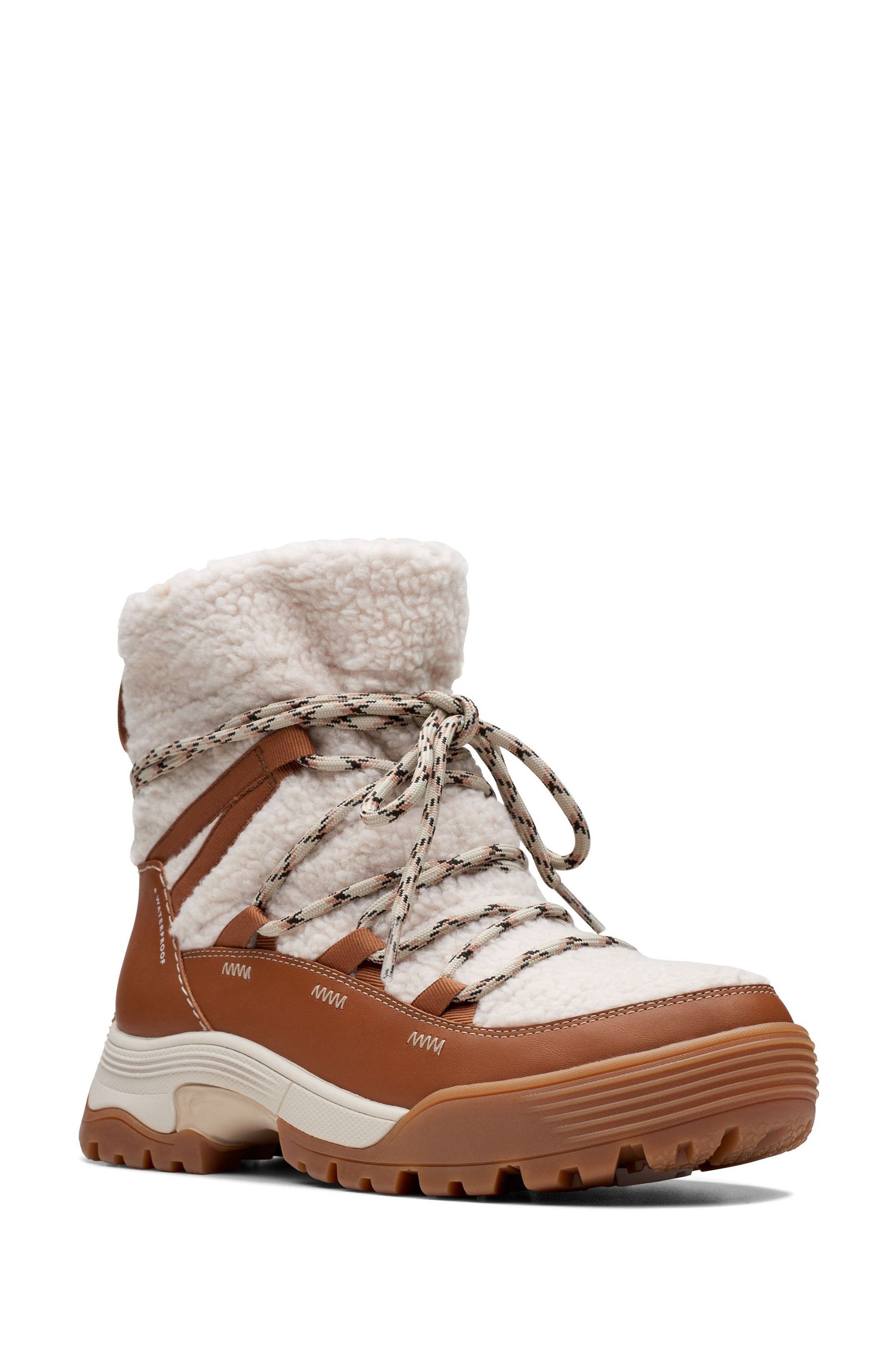 Buy Clarks Cream Hike Up Boots from the Next UK online shop