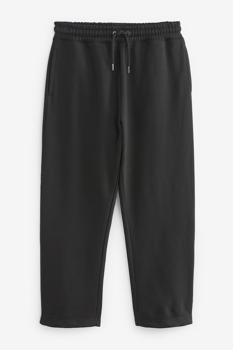 Noir - Coupe ample - Pantalons de jogging en jersey riche en coton - Image 1 de 1
