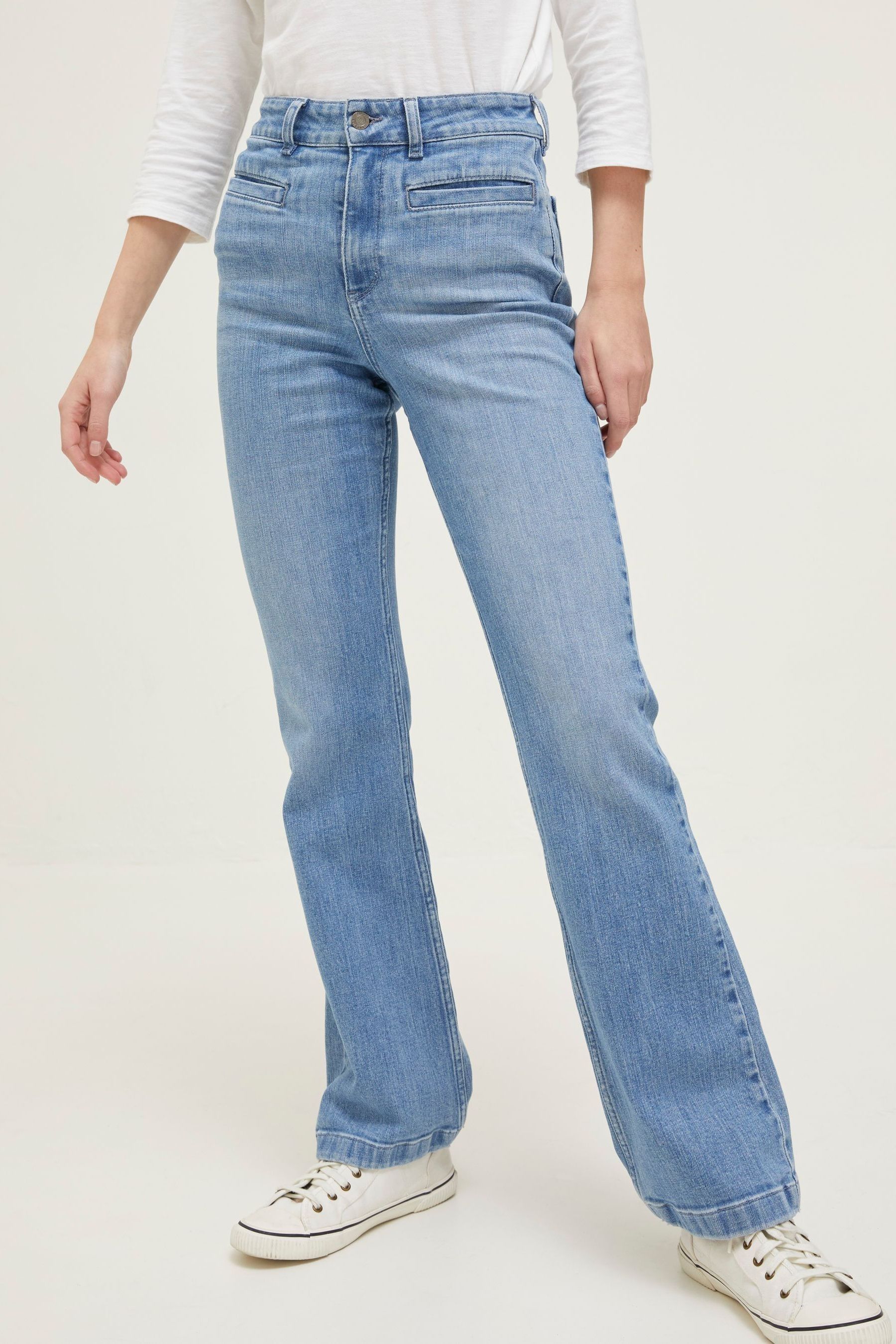 Buy FatFace Blue Fly Flare Jeans from the Next UK online shop