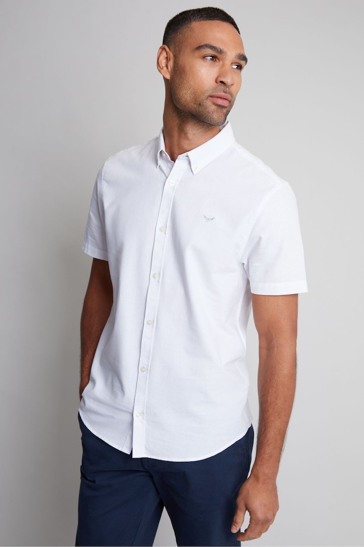 Threadbare White Oxford Short Sleeve Shirt - Image 1 of 1