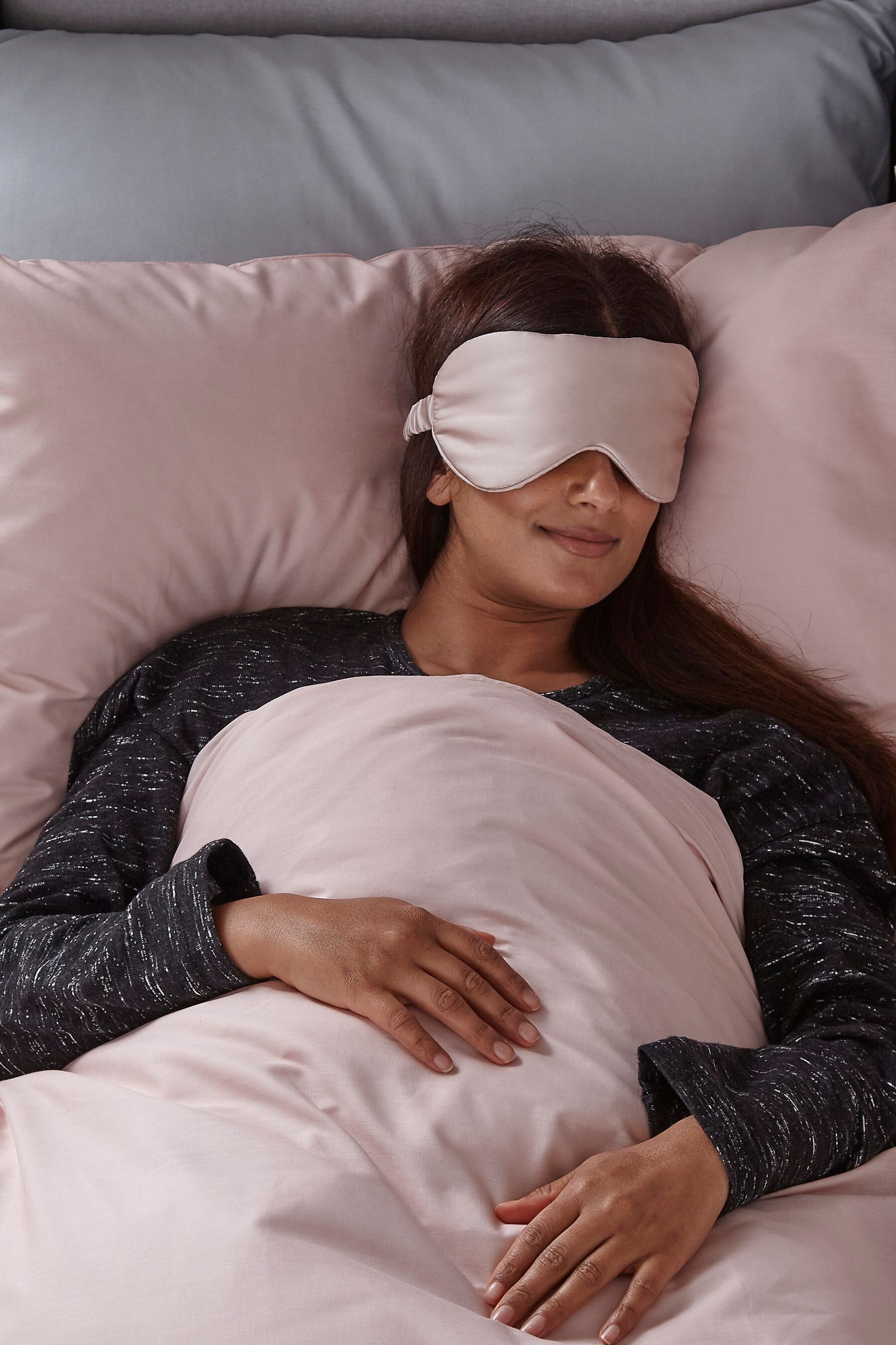 Buy Silentnight Pink Wellbeing Silk Eye Mask from the Next UK online shop