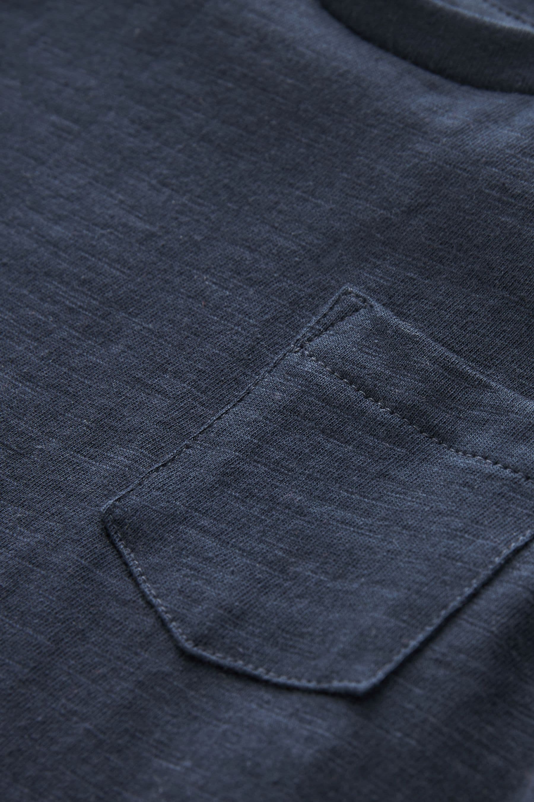 Buy Navy Blue Short Sleeve Plain T-Shirt (3mths-7yrs) from the Next UK ...