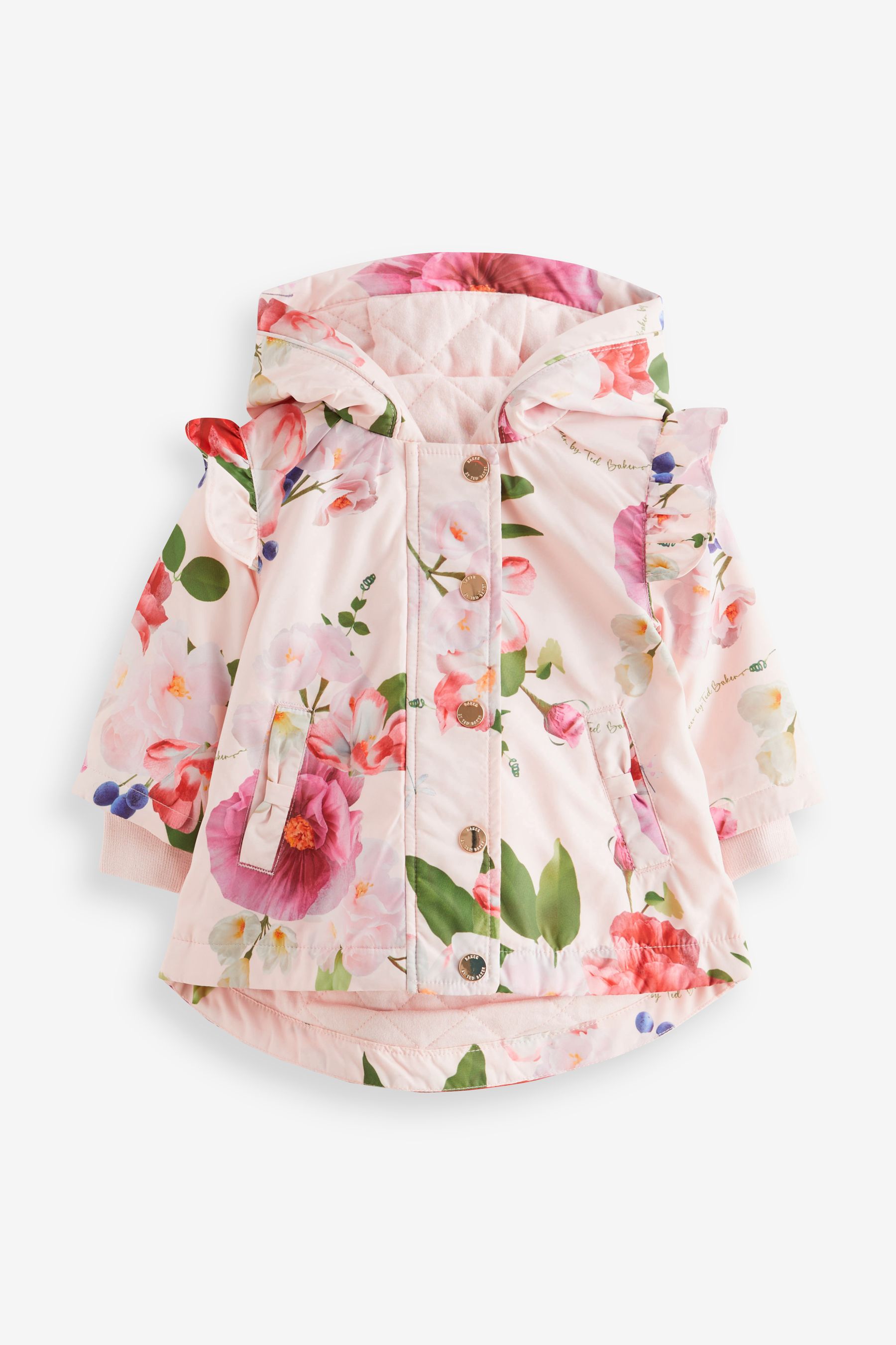 Buy Baker by Ted Baker Shower Resistant Pink Floral Rain Coat from Next USA