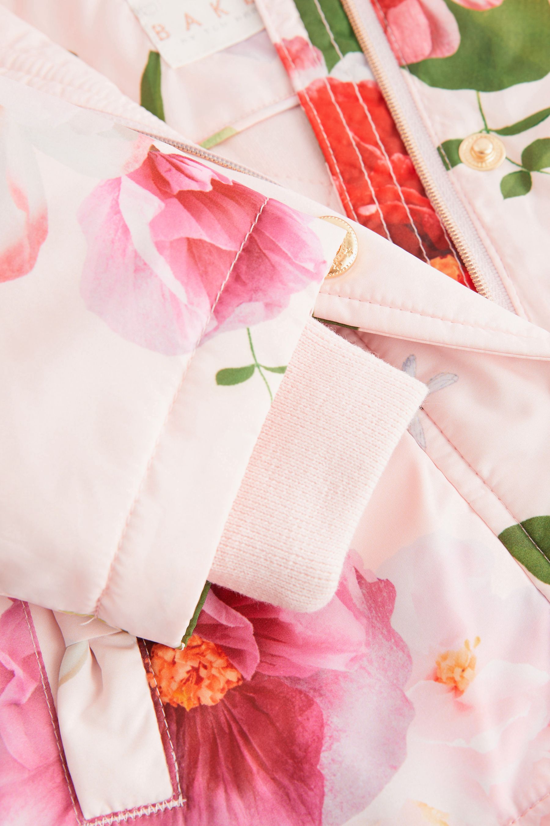 Buy Baker by Ted Baker Shower Resistant Pink Floral Rain Coat from Next USA