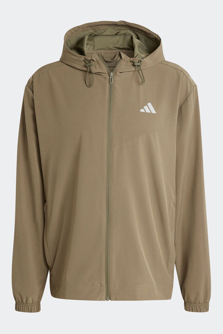 adidas Green Full-Zip Jacket - Image 1 of 1