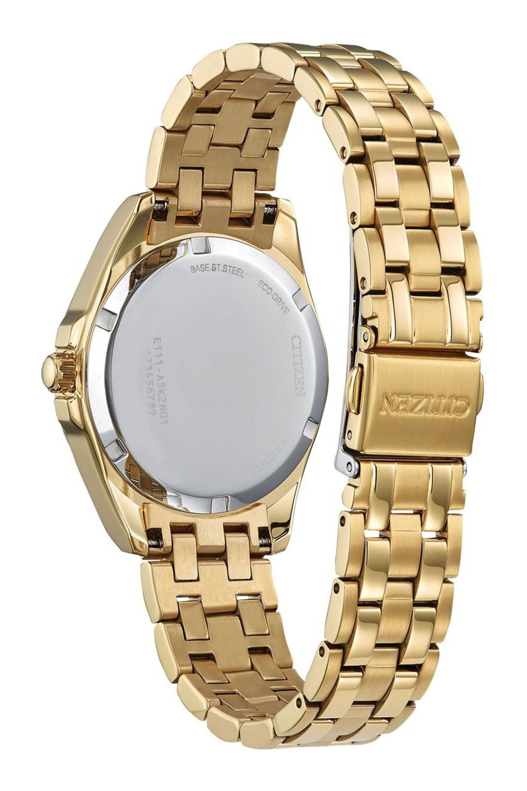 Buy Citizen Ladies Gold Tone EcoDrive Bracelet Dress Watch from the