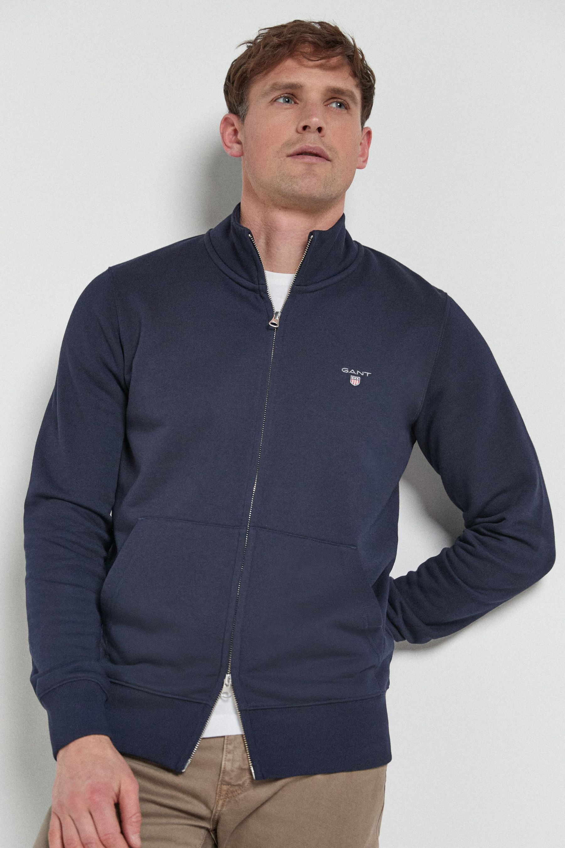 Buy GANT Original Full Zip Cardigan from Next Ireland