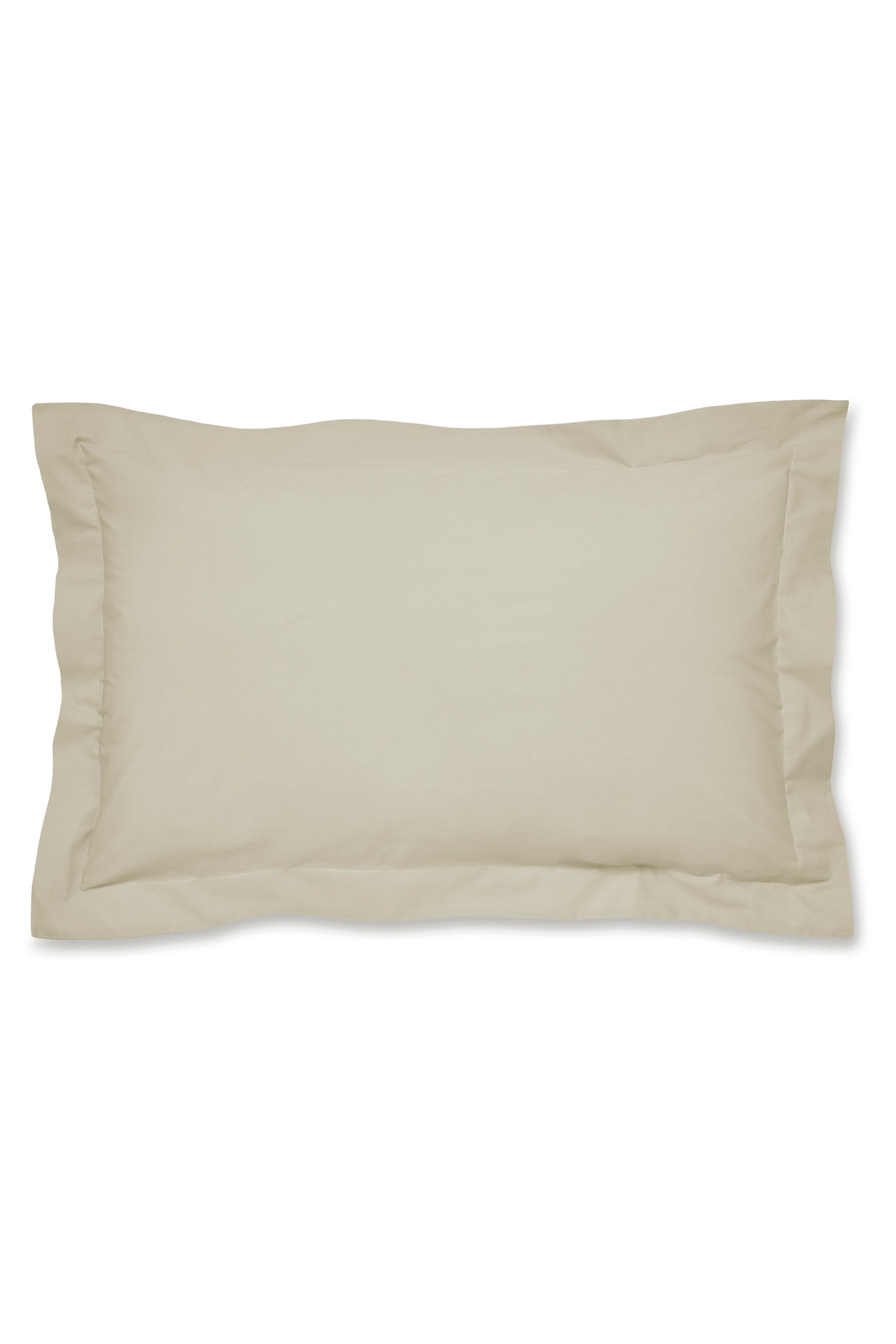 Buy Catherine Lansfield Set of 2 Cream Percale Pillowcases from the