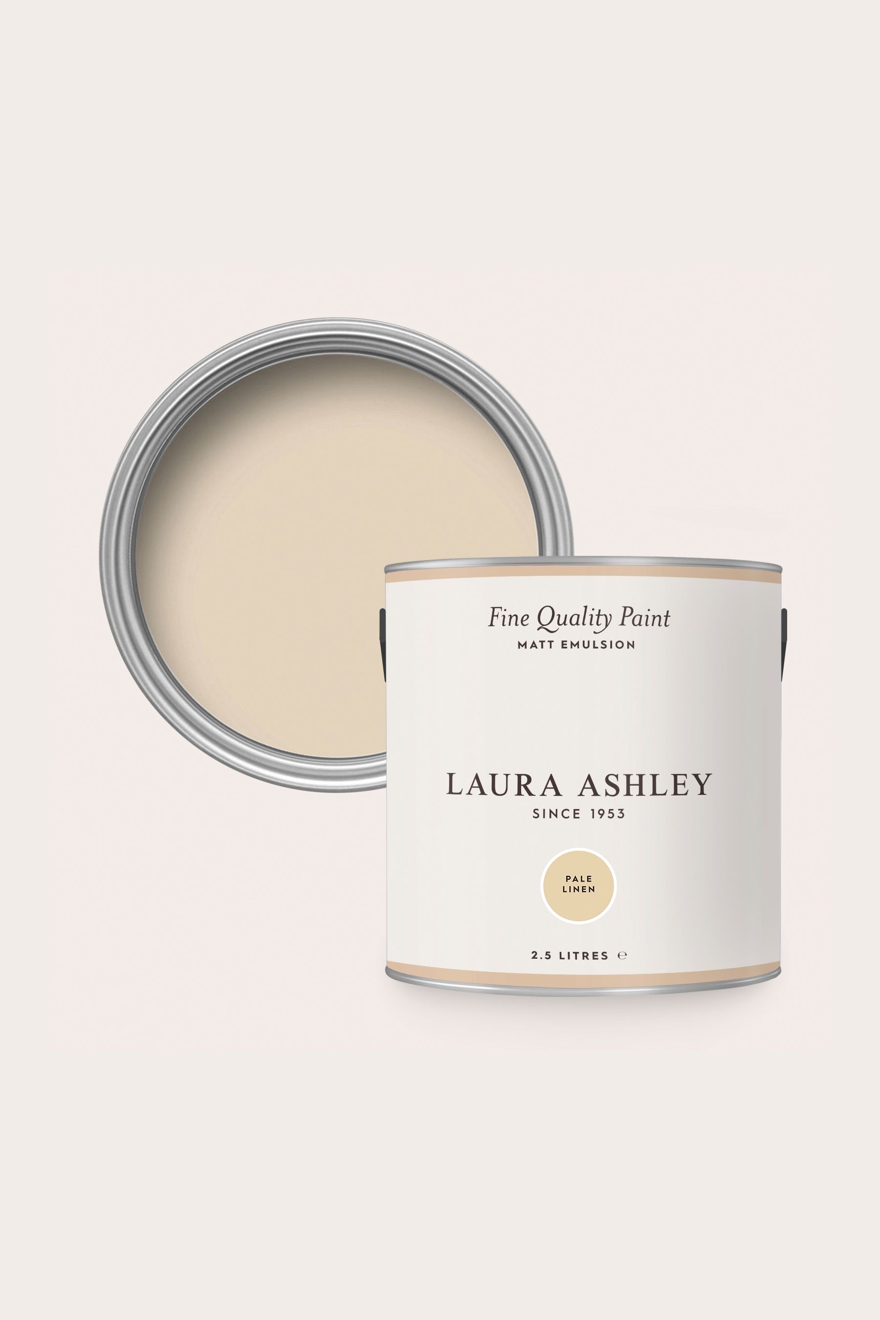 Buy Laura Ashley Pale Linen Matte Emulsion 2.5Lt Paint from the Next UK