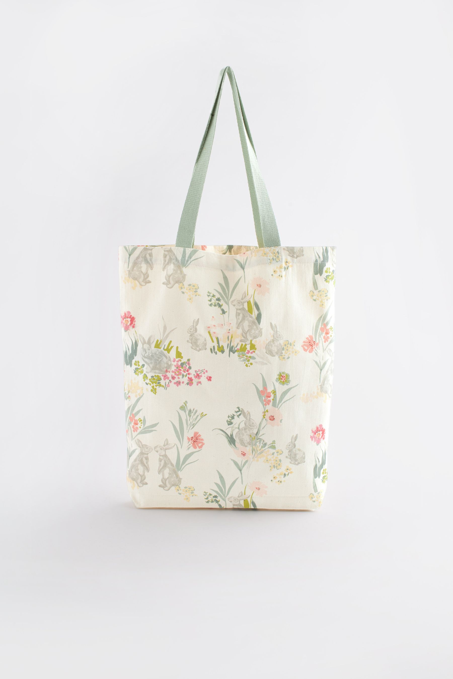 Buy Ecru Bunny Cotton Reusable Bag For Life from the Next UK online shop