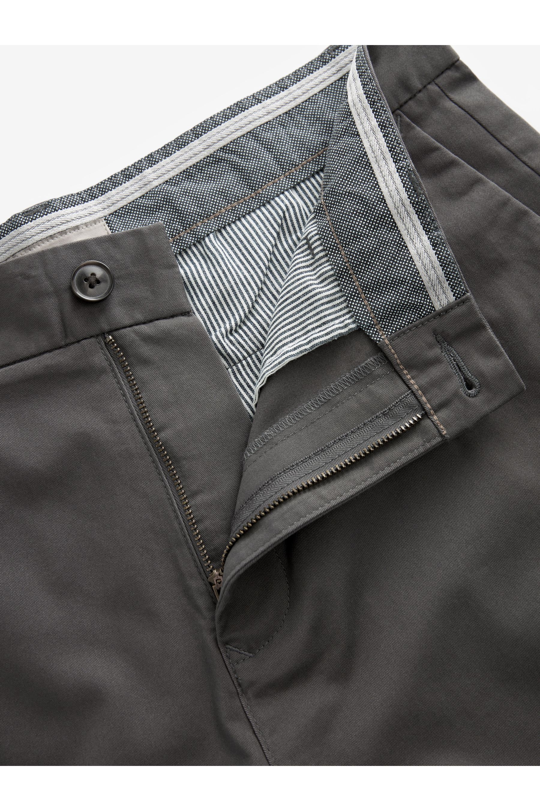 Buy Charcoal Grey Slim Stretch Chino Shorts from the Next UK online shop