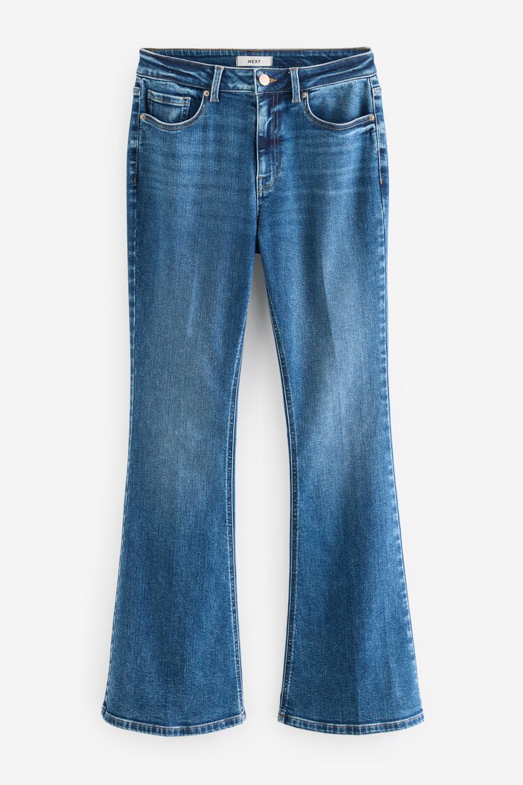 Dark Blue Hourglass Supersoft Flared Jeans - Image 1 of 1