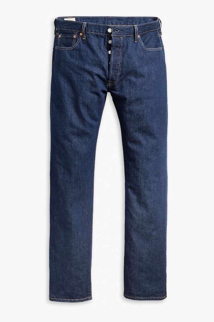 Темно-синий с принтом One Wash - Levi's® 501® Оригинальные джинсы - Image 1 of 1