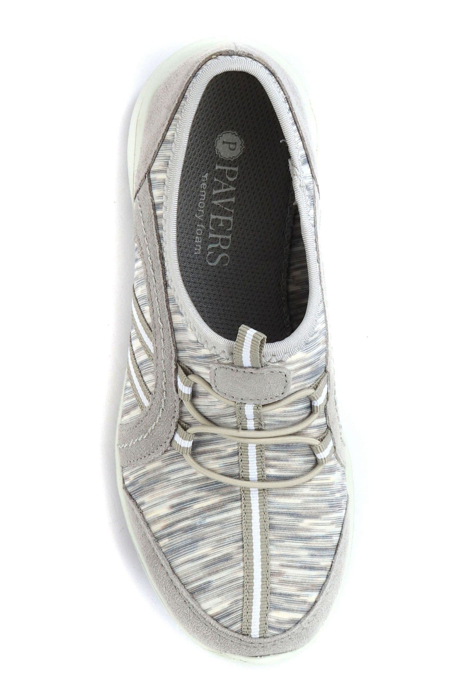 Buy Pavers Light Grey Ladies Lightweight Slip-On Trainers from Next France