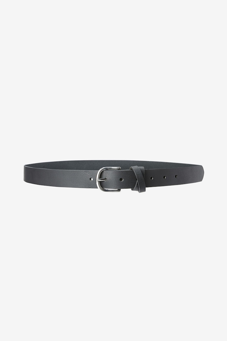 Black Leather Jeans Belt - Image 1 of 1