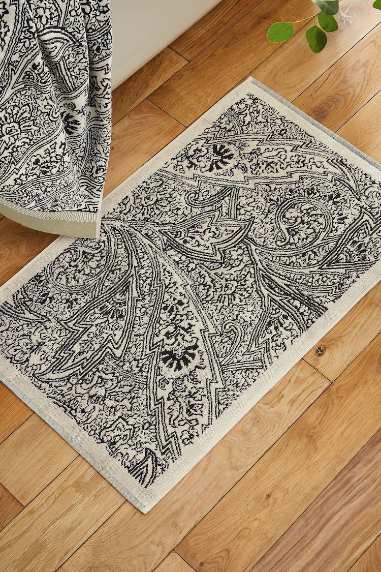 Bedeck of Belfast Charcoal 100% Cotton Umma Bath Mat - Image 1 of 1