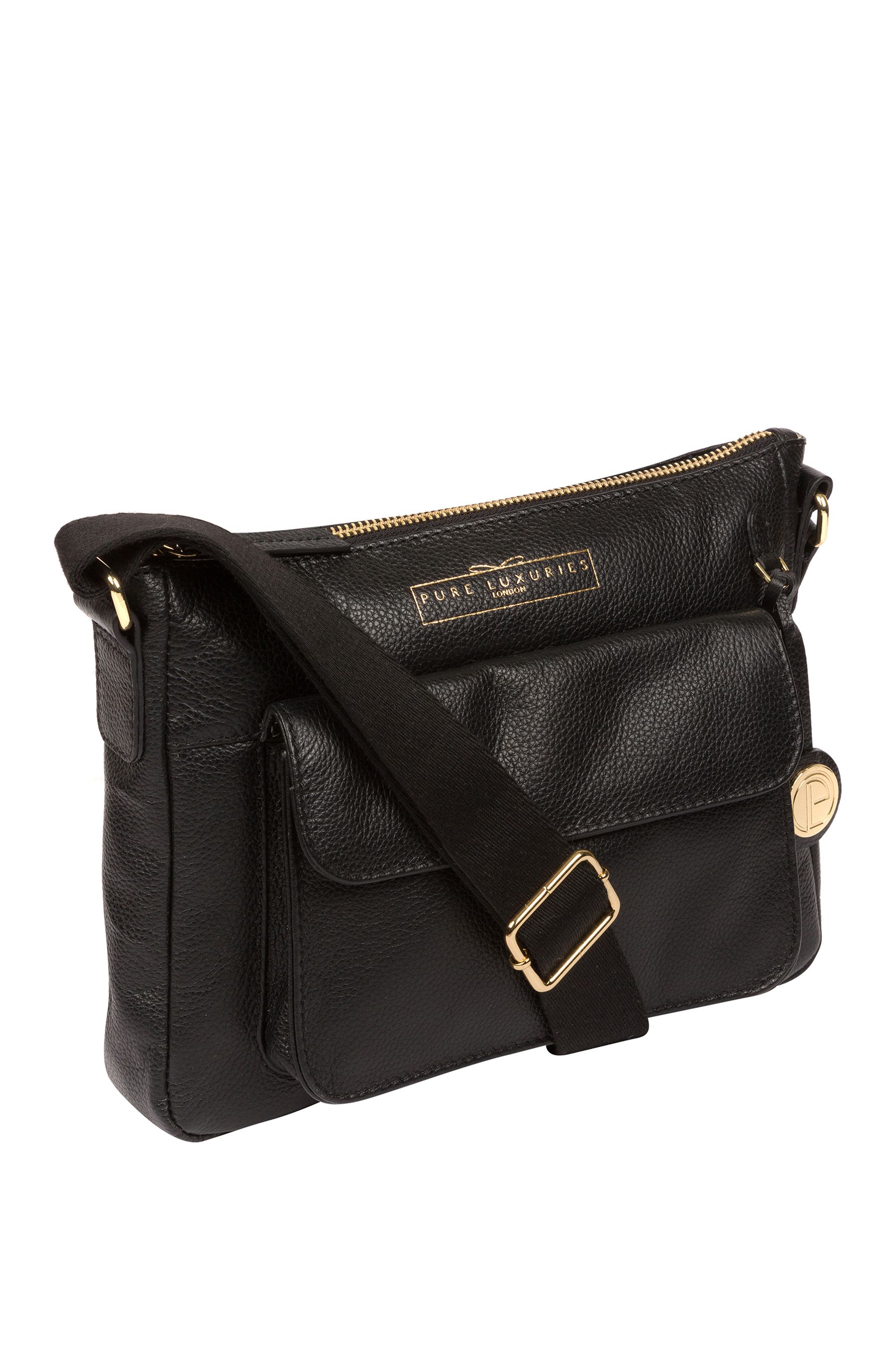 Buy Pure Luxuries London Tindall Leather Shoulder Bag from the Next UK ...