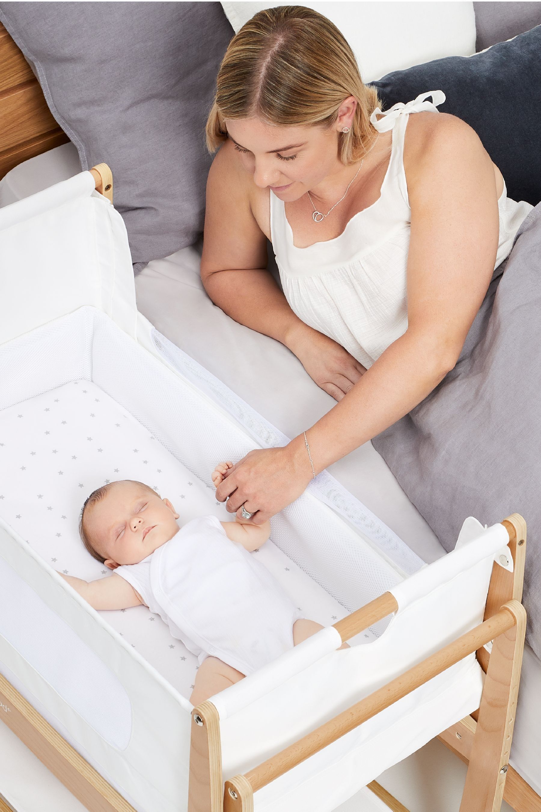 Buy Snuz Natural Bedside Crib from the Next UK online shop
