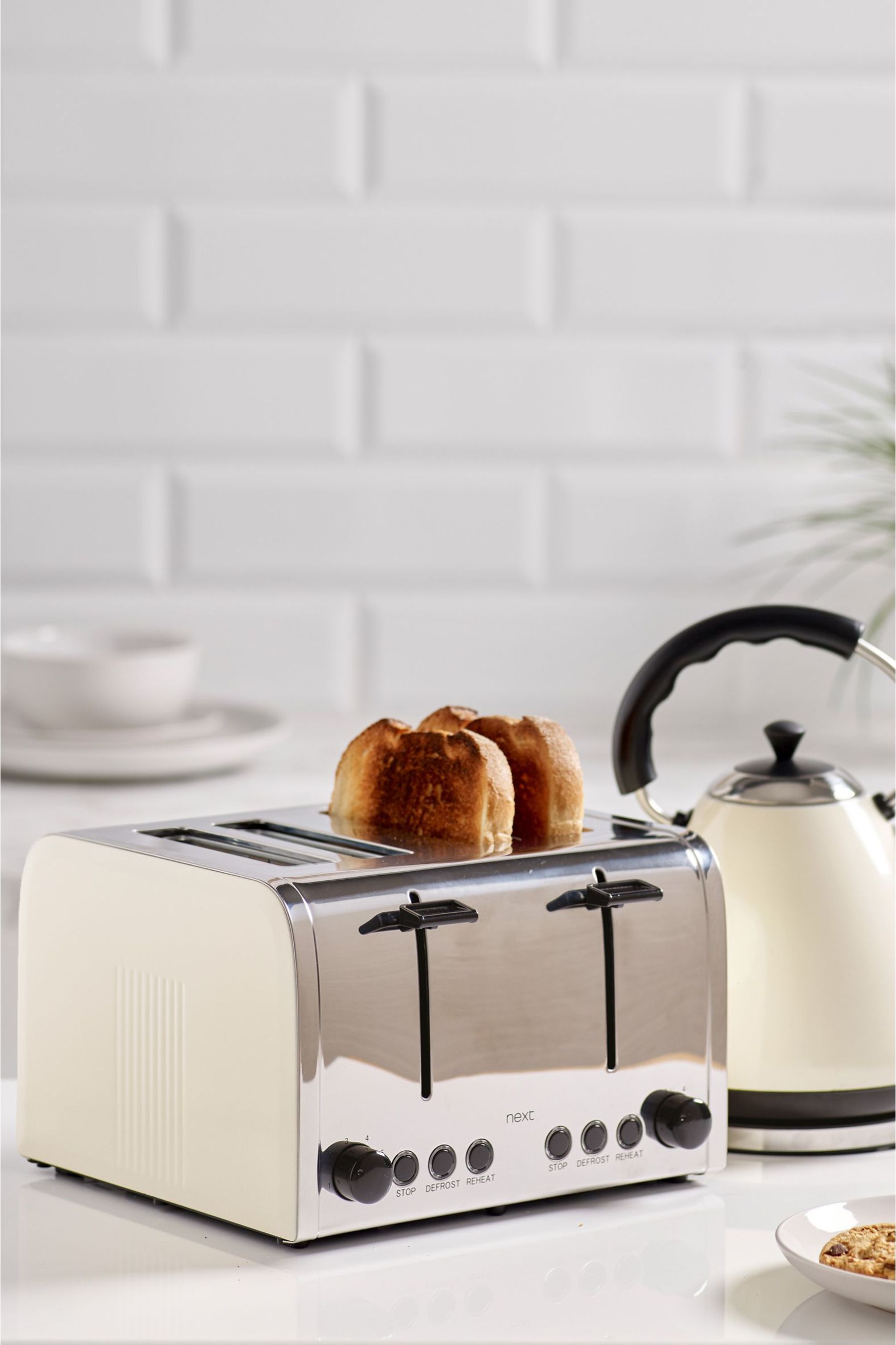 Buy Cream 4 Slice Toaster from the Next UK online shop