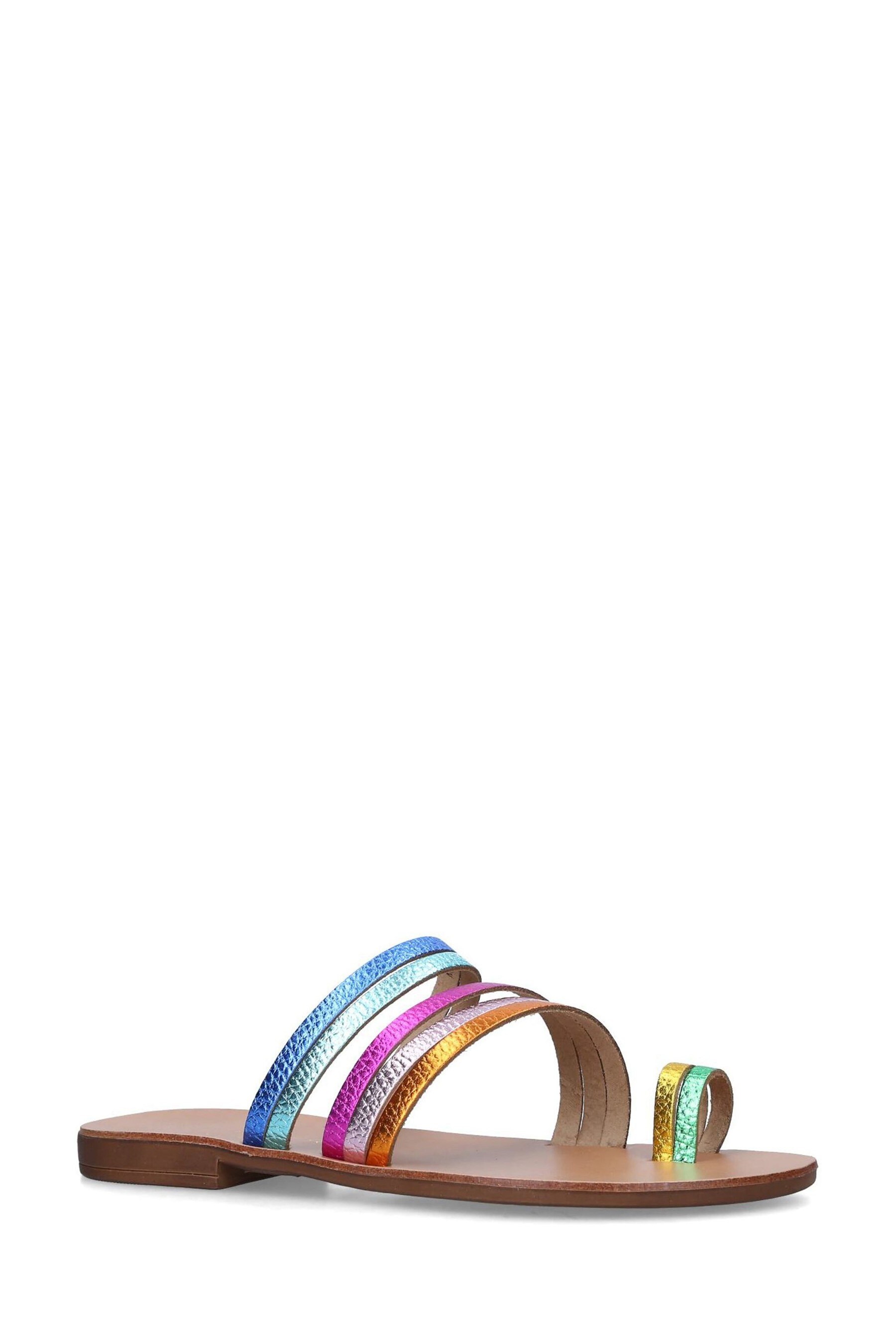 Buy Kurt Geiger London Pink Delilah Rainbow Sandals from the Next UK ...