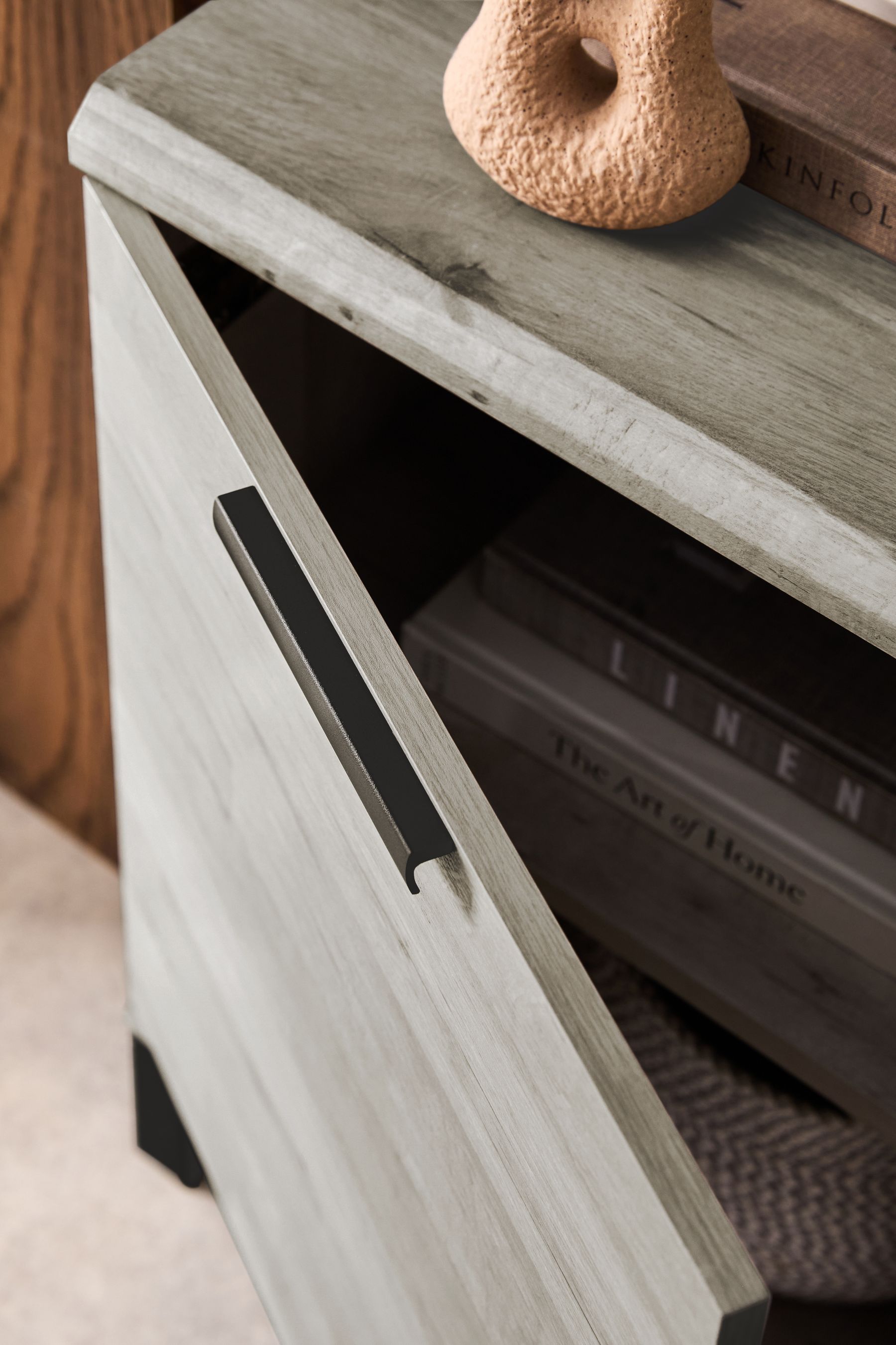 Buy Grey Bronx Oak Effect Large Sideboard from the Next UK online shop