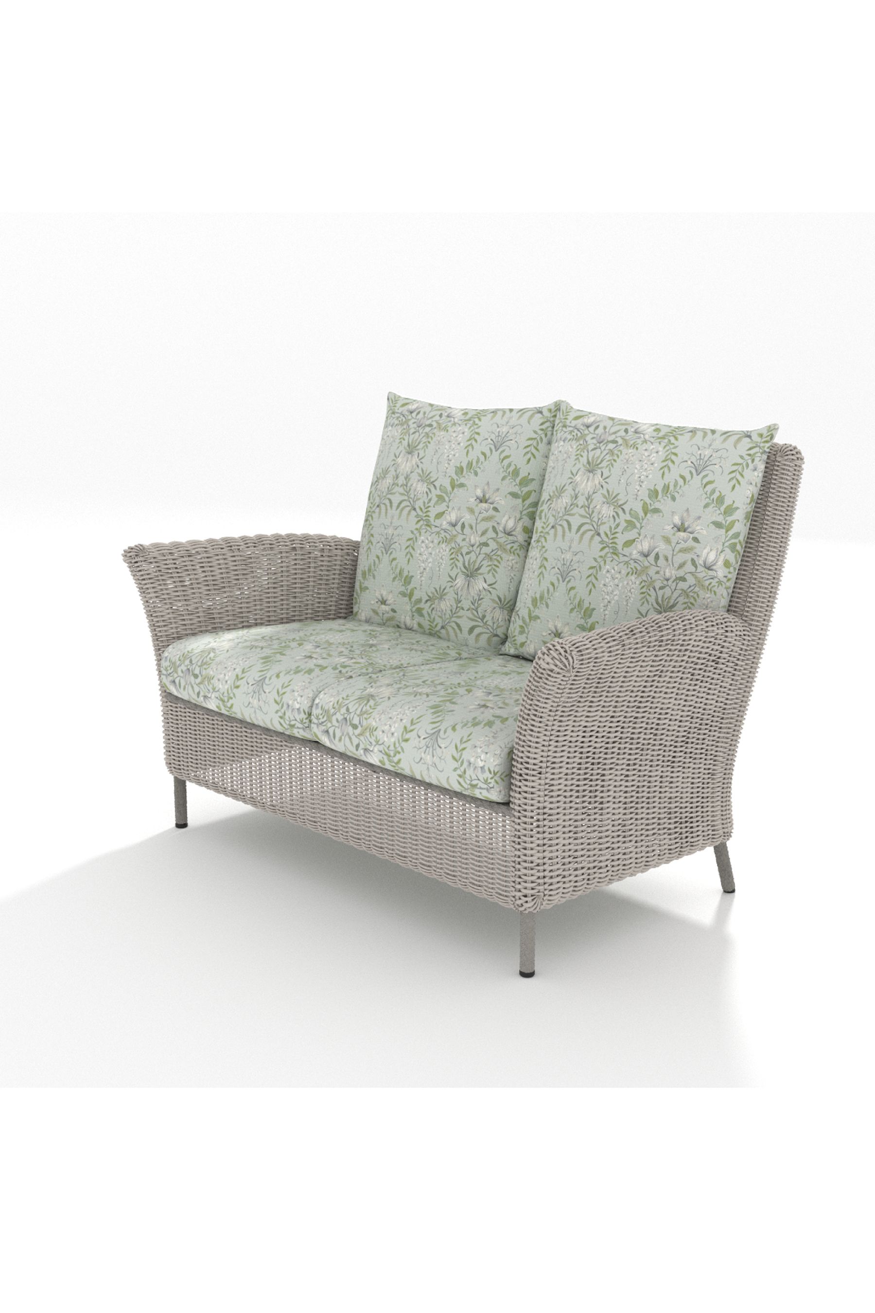 Buy Laura Ashley Sage Green Garden Wilton Lounging Sofa in Gosford
