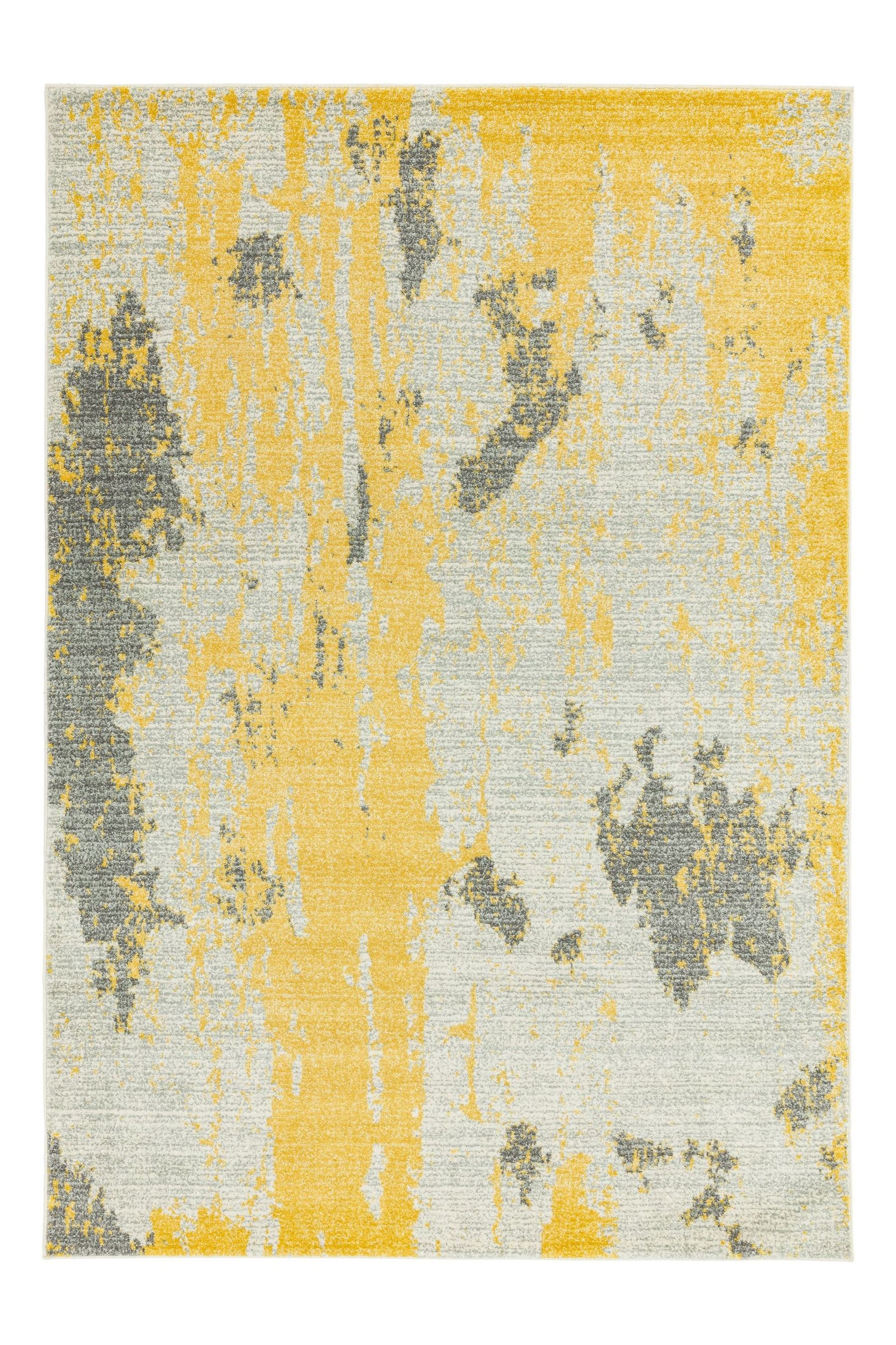 Buy Asiatic Rugs Ochre Yellow Nova Painterly Rug from the Next UK ...